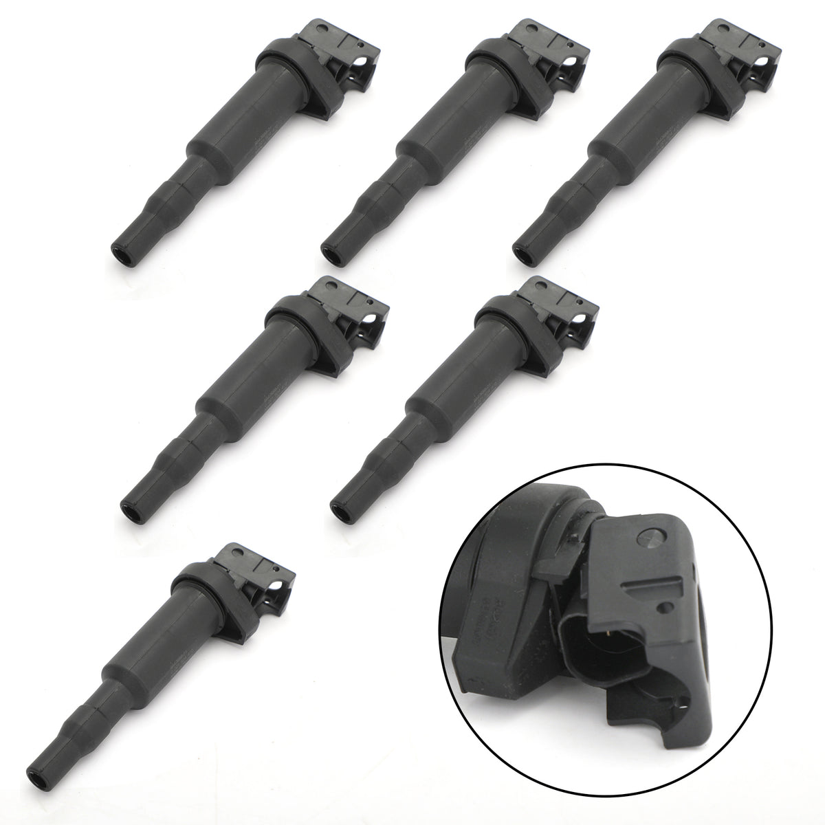 2008-2011 BMW 528i 6PC Ignition Coil 0221504470 12137594937 Generic