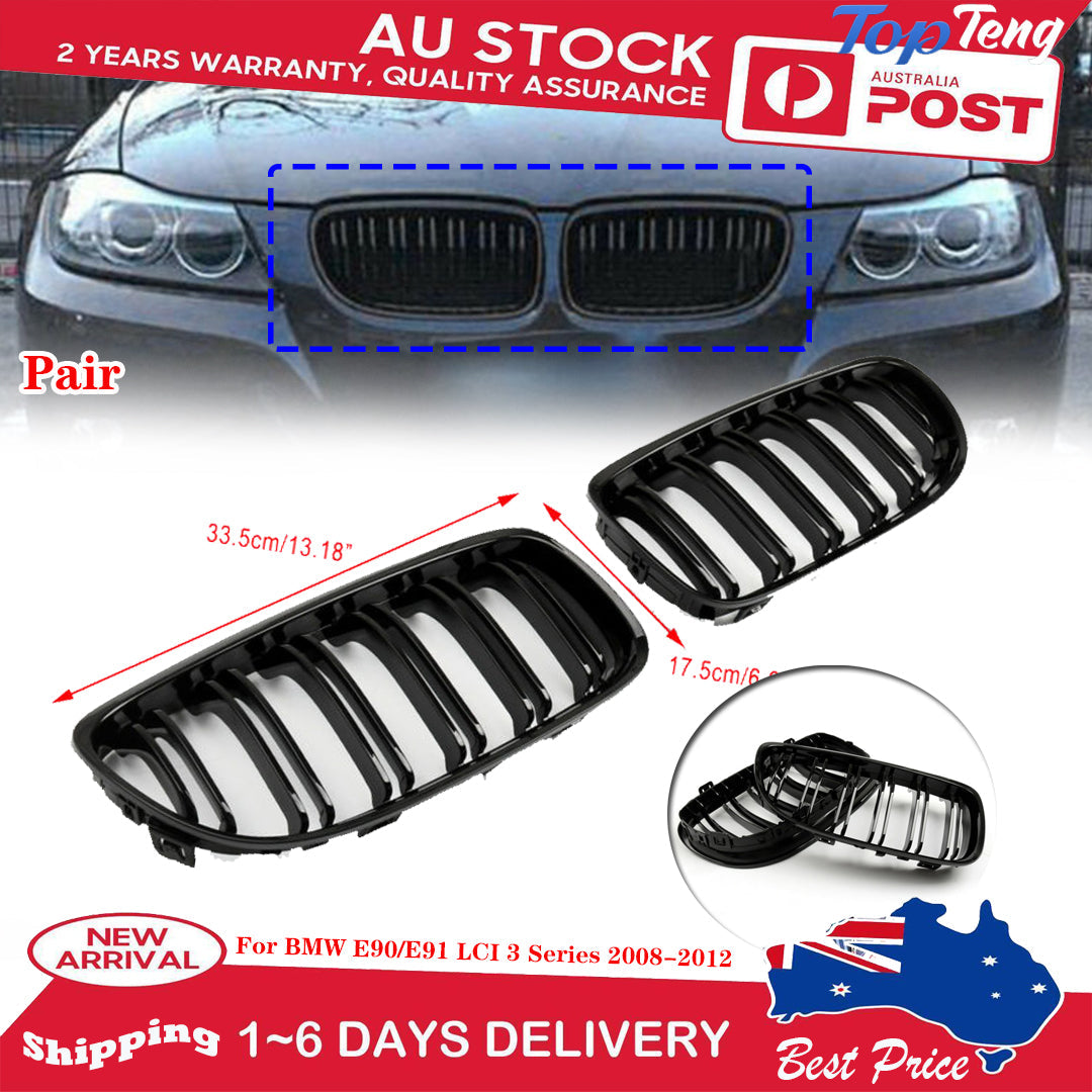 2009-2011 Fit BMW 3 Series E90/E91 LCI Diamond Front Kidney Grill Grille