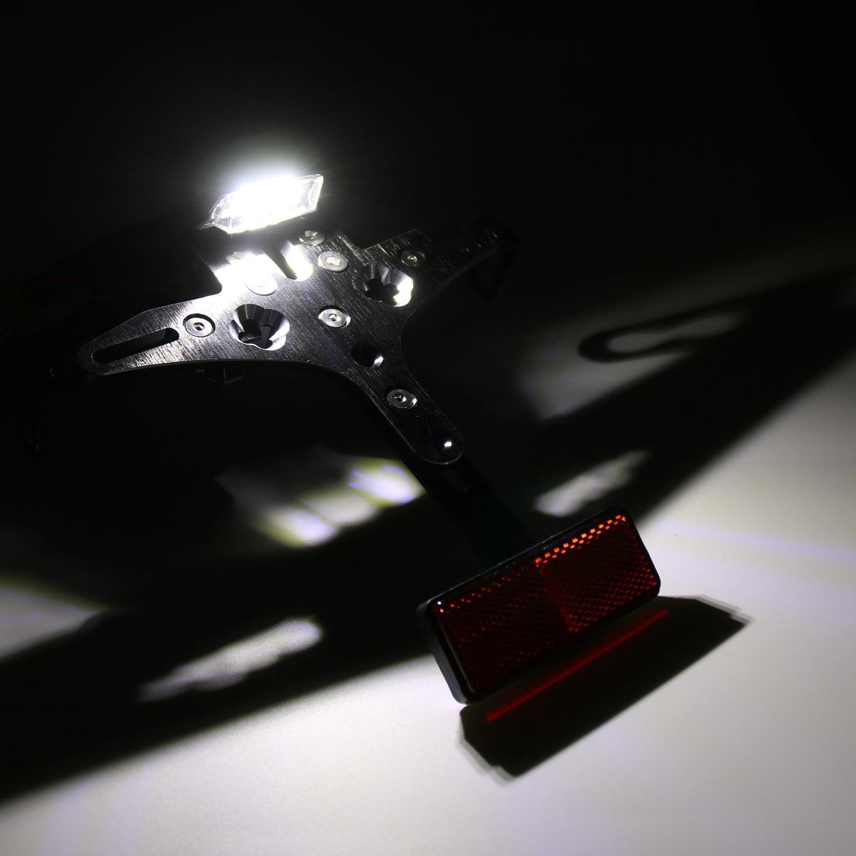 Fender Eliminator License Plate Mount Holder With LED For BMW S1000 RR 09-2016