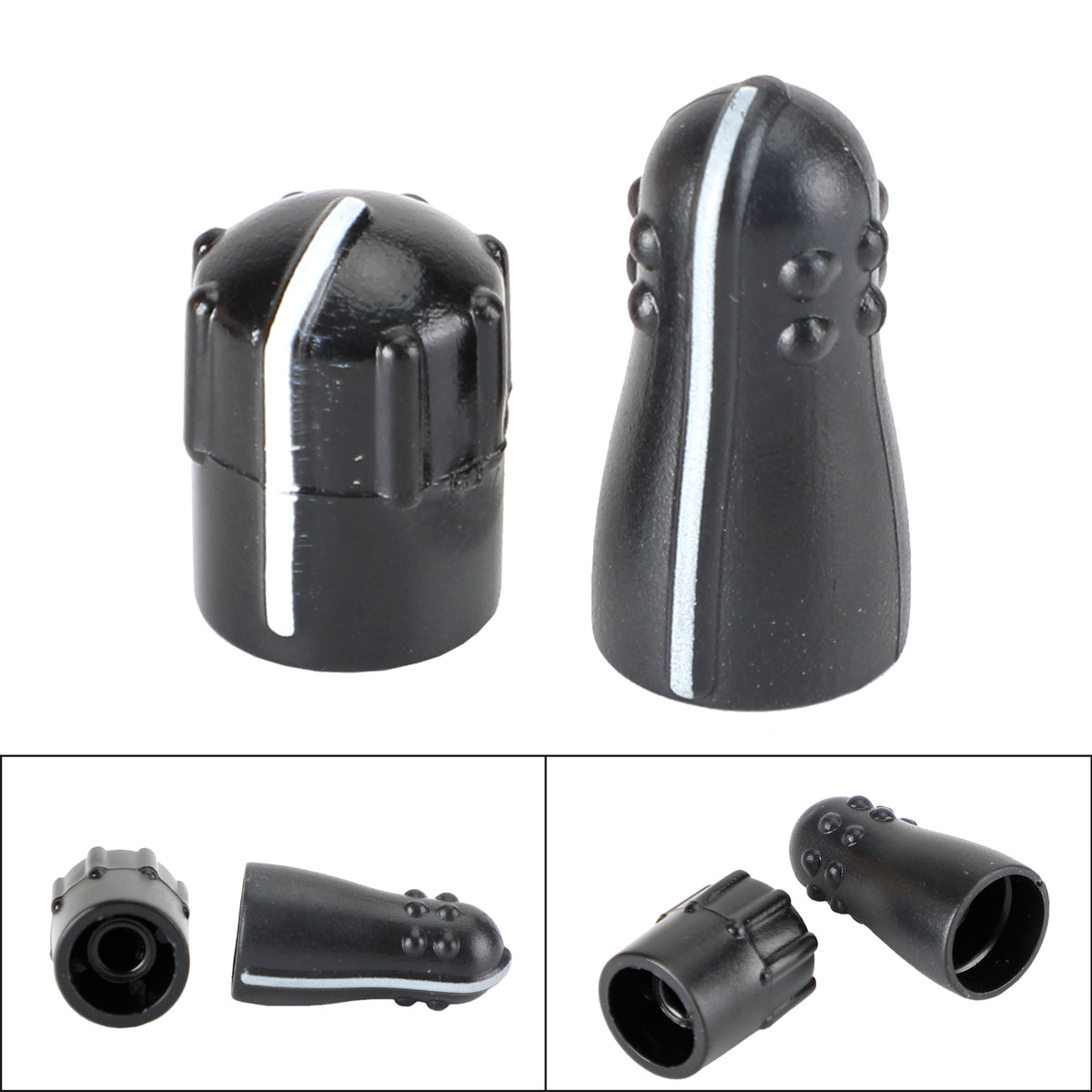 4Set Volume Control Knob + Channel Switch Knob Cap For HT1000 Radio