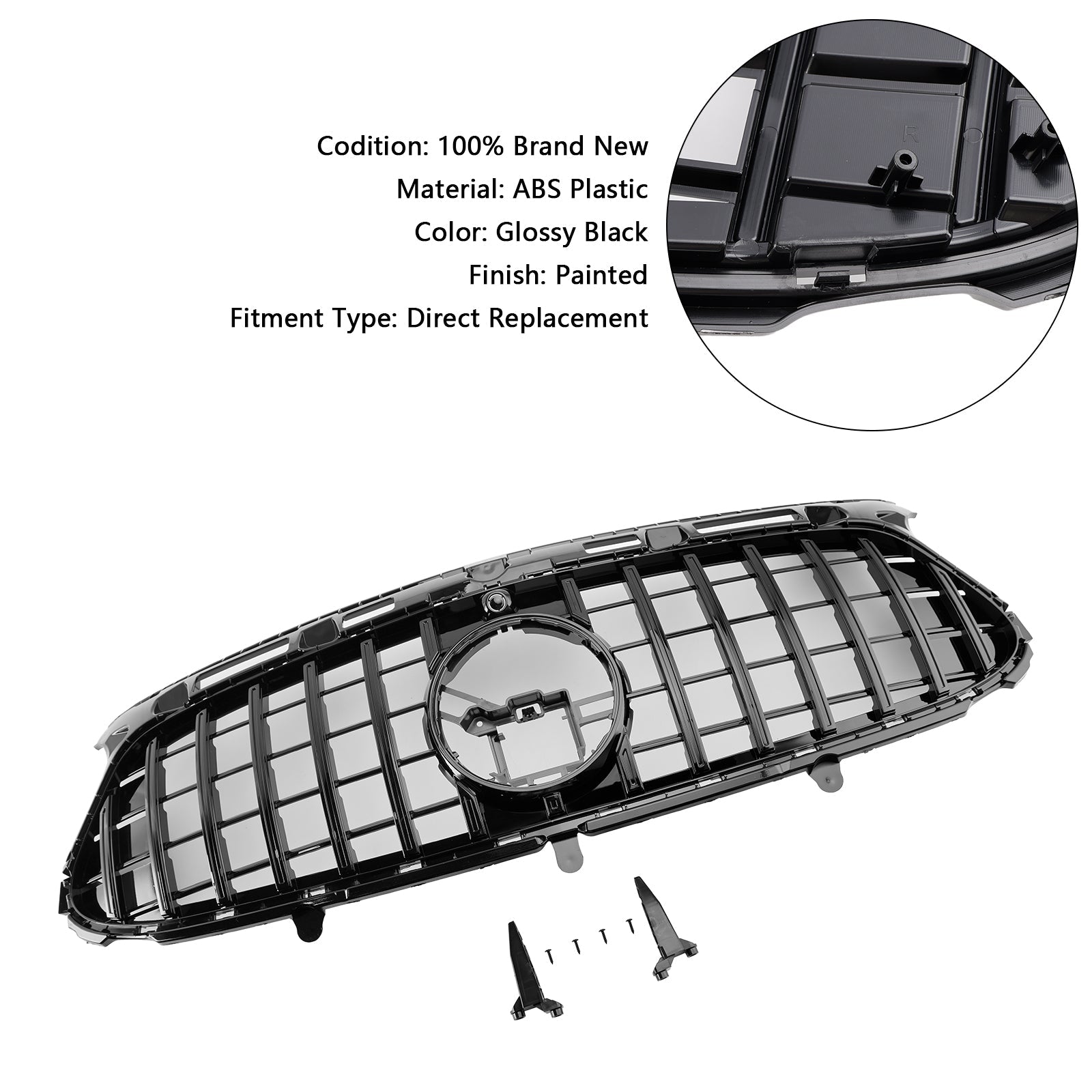 2020-2023 Mercedes Benz GLA-Class H247 Deluxe Front Bumper Grille Grill