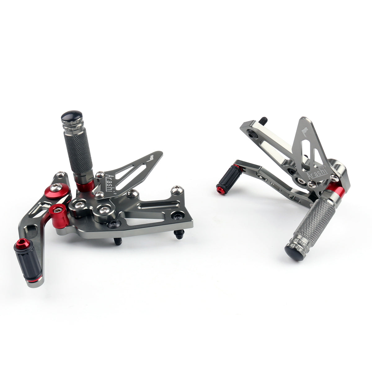 CNC Adjustable Rearsets Footpeg Fit Triumph Speed Triple 1050 2011-2015 Gray