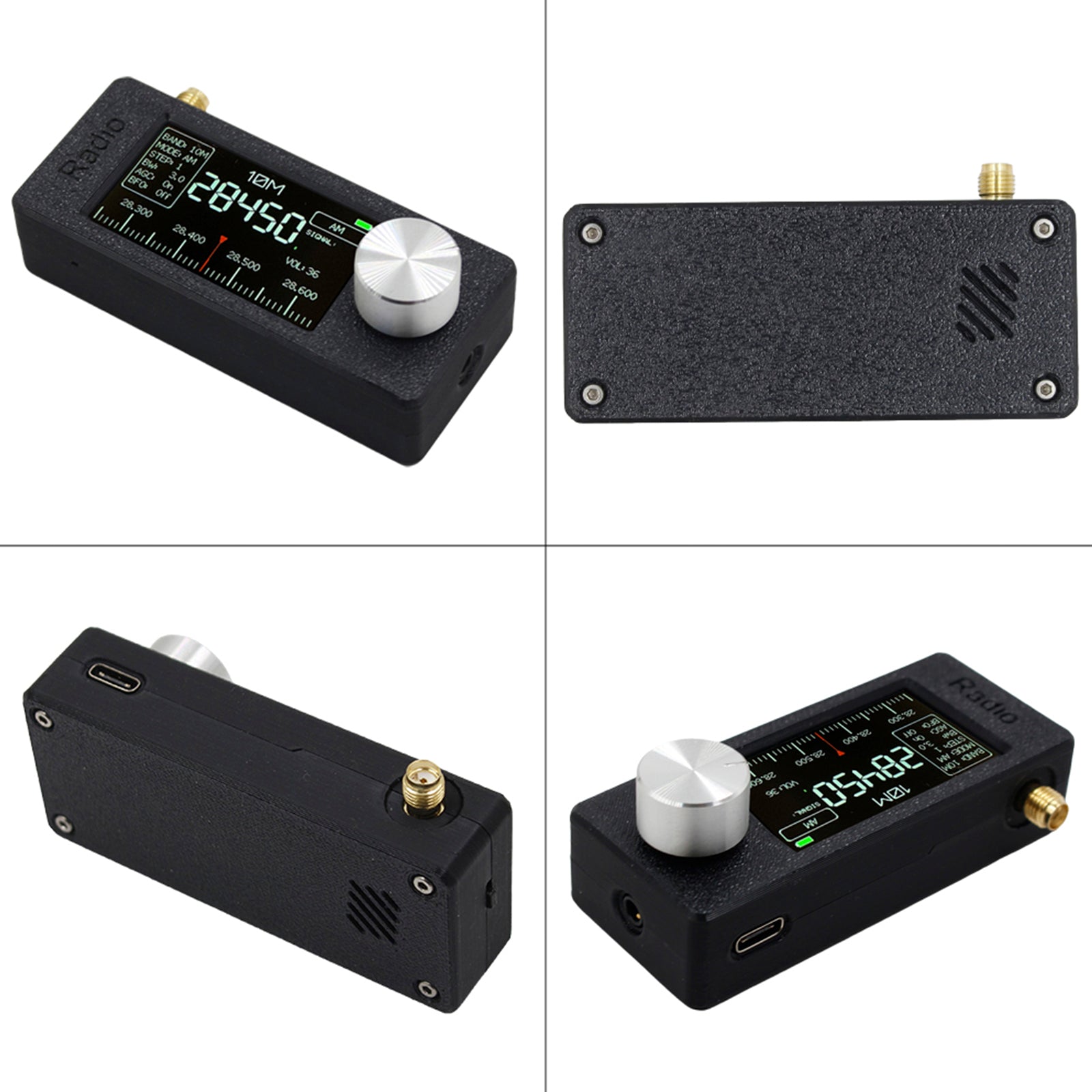SI4732 Portable Radio 0.5-108MHz LSB AM FM Mini Pocket All-Band Radio Receiver