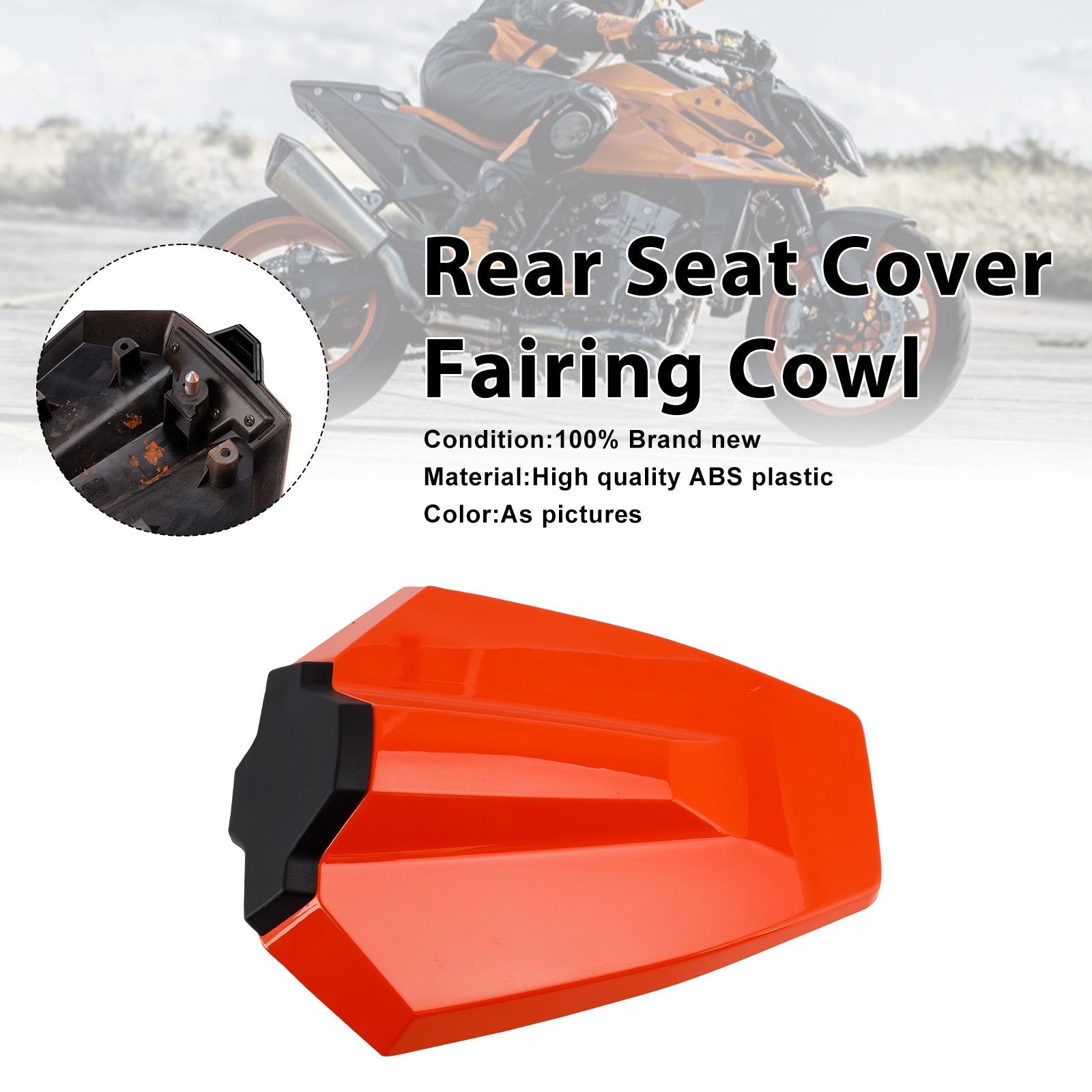 2024-2025 For Duke 990 Rear Pillion Seat Cover Fairing Cowl