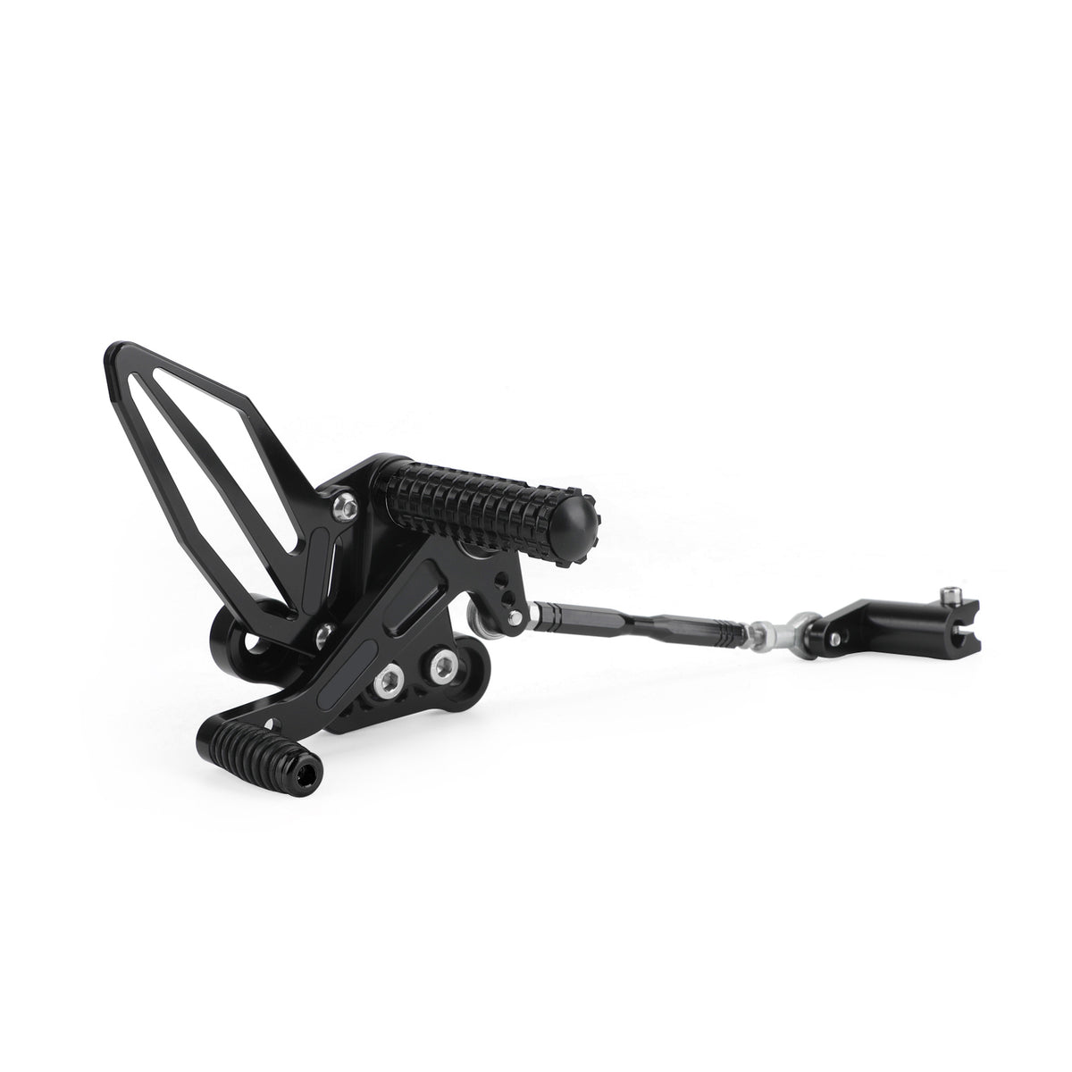 Black Adjustable Rearsets Footrest For Kawasaki Ninja 250 400 Z400 2018-2022