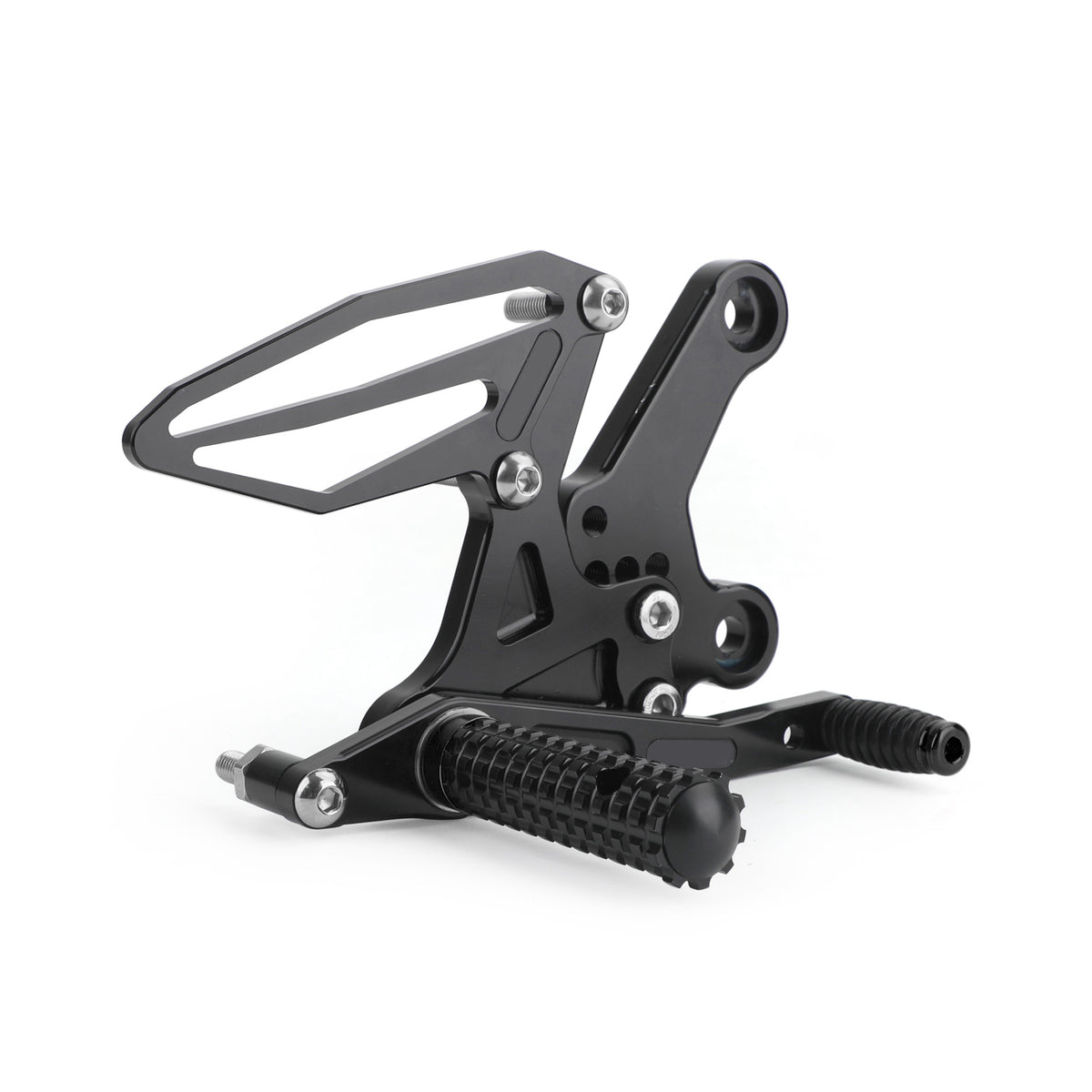 Black Adjustable Rearsets Footrest For Kawasaki Ninja 250 400 Z400 2018-2022