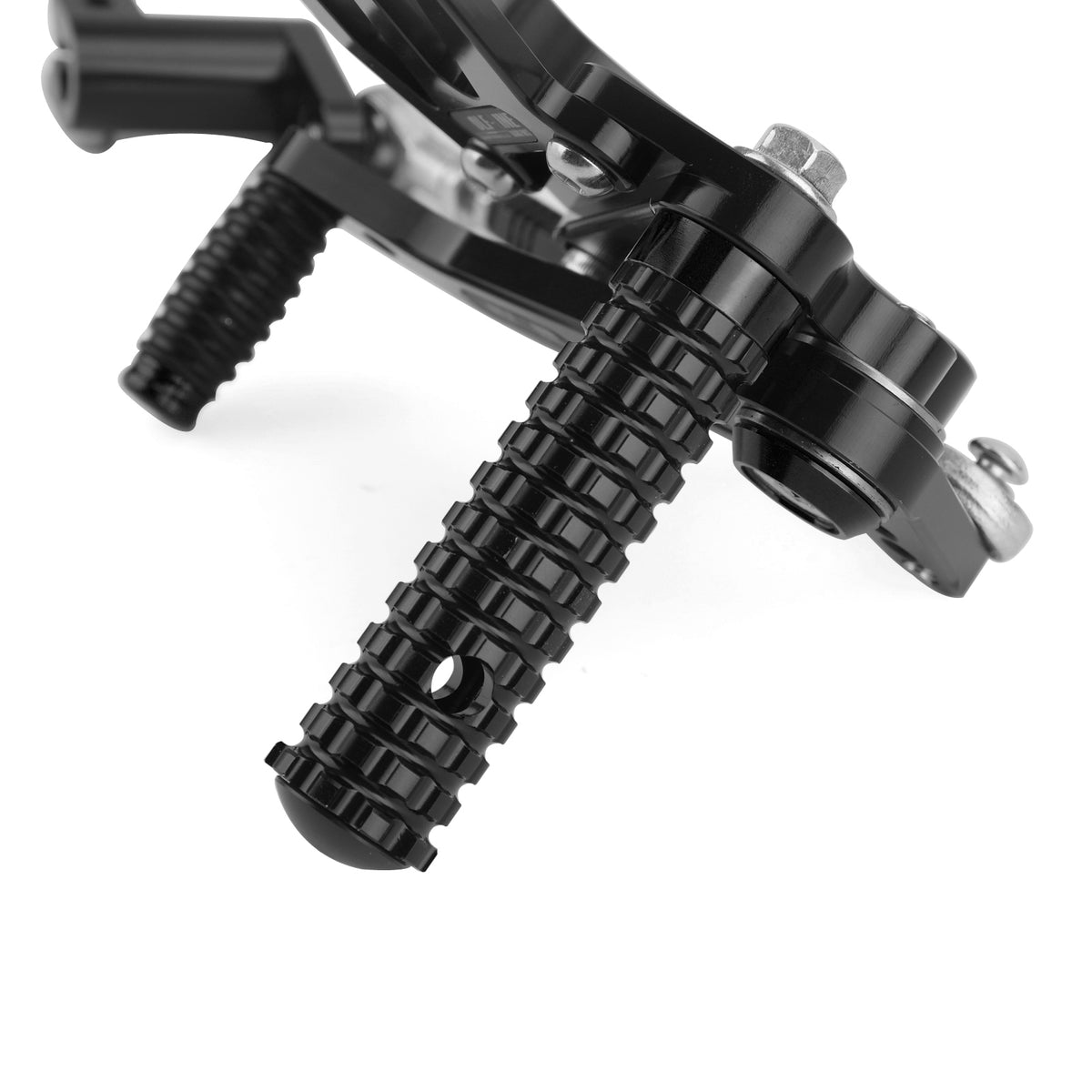 Black Adjustable Rearsets Footrest For Kawasaki Ninja 250 400 Z400 2018-2022