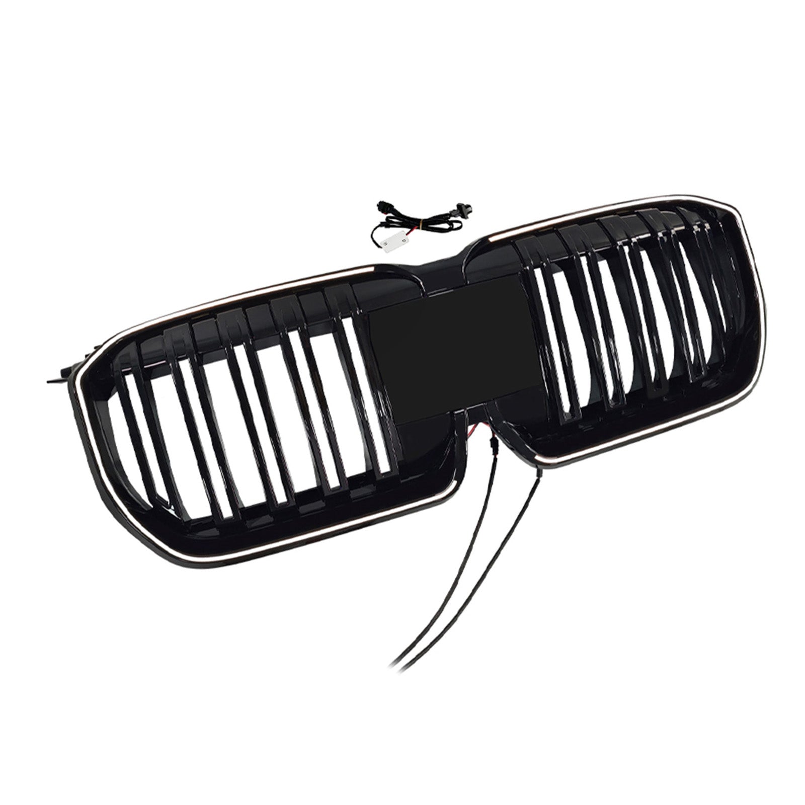 2023-2025 Fit BMW X1 U11 U12 Double Slat Black Front Bumper Kidney Grill Grille
