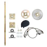 32" ATV Quad Go Kart Rear Live Axle Kit Sprocket Brake Wheel Hub Brake Assembly