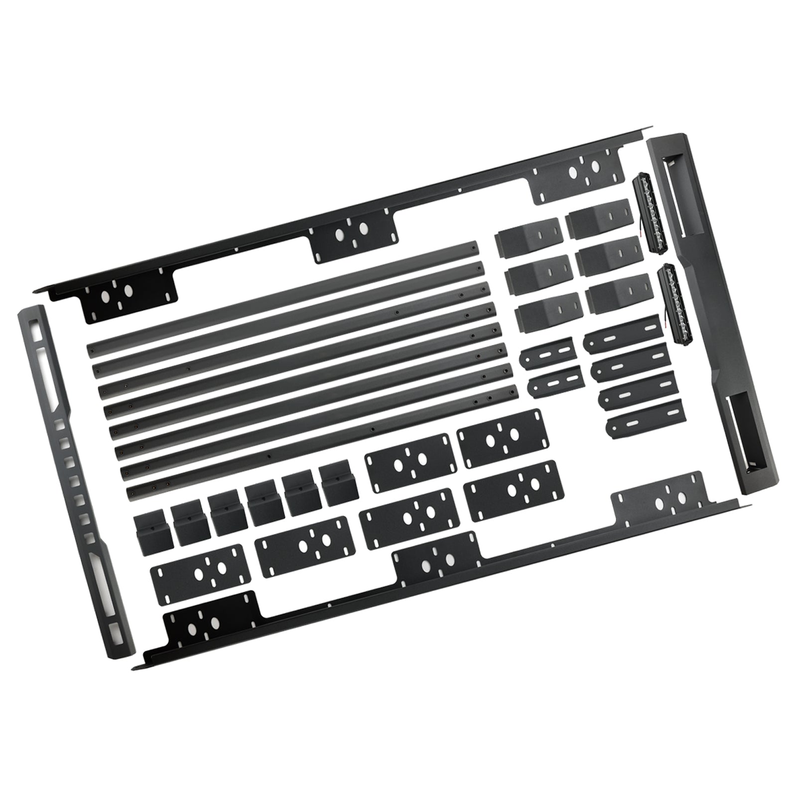 2019 2020 2021 2022 2023 Suzuki Jimny JB64 JB74 W/ Led Light Aluminium Roof Rack Luggage Rack