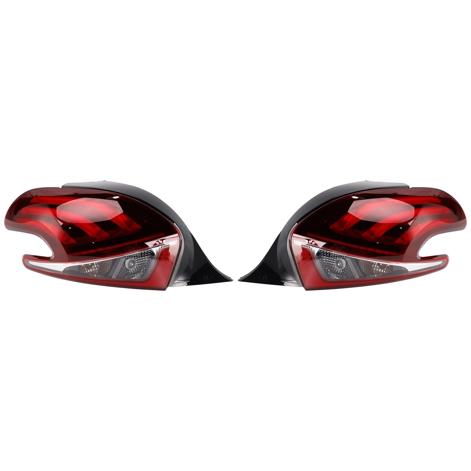 2015-2019 For Peugeot 208 LED Rear Left+Right Tail Light Lamp Facelift Models