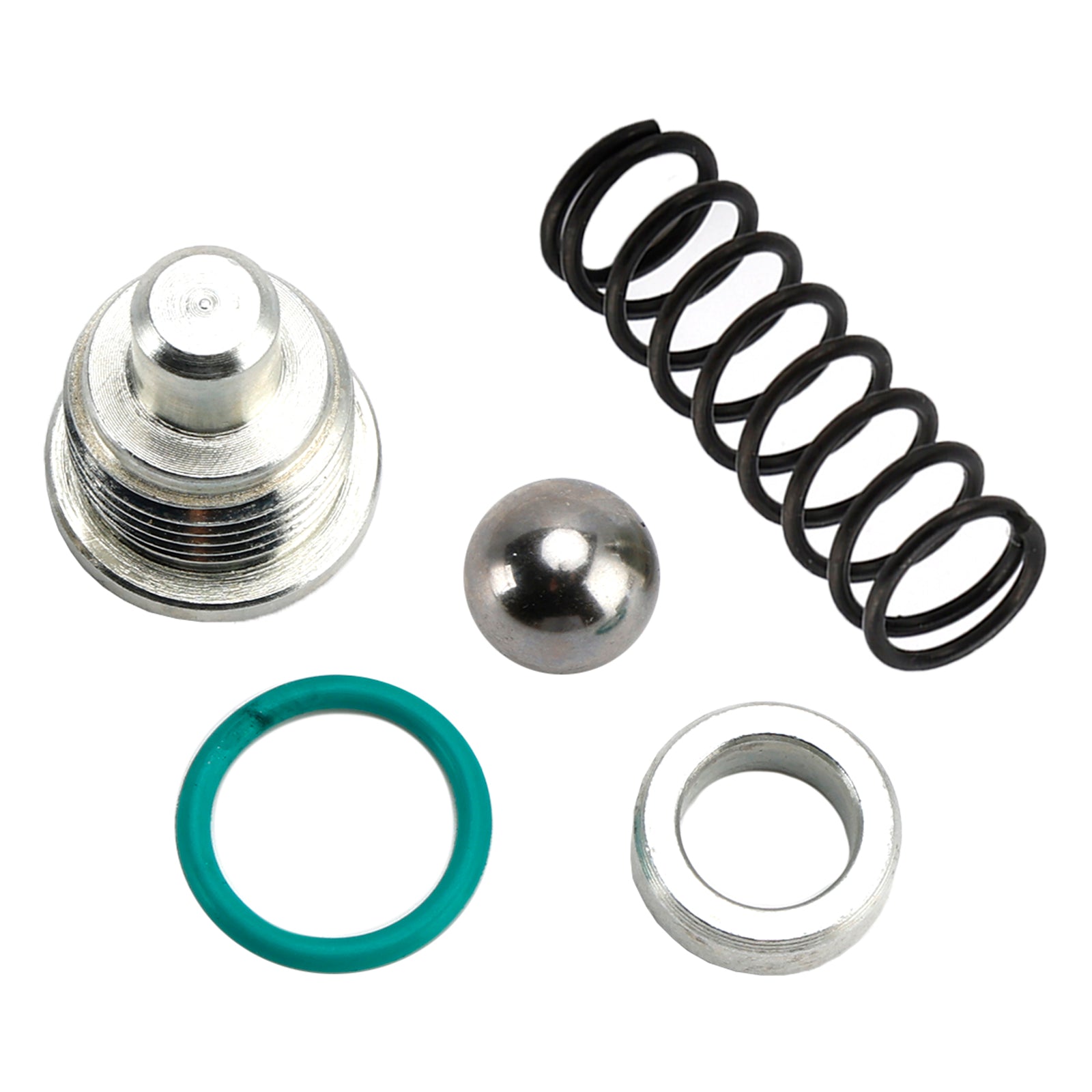 1994.77-2003 Ford F250 F350 F450 F550 FSD E250 E350 E450 ESD 7.3L Diesel Oil Pump Relief Valve Spring Plug & Seals Kit