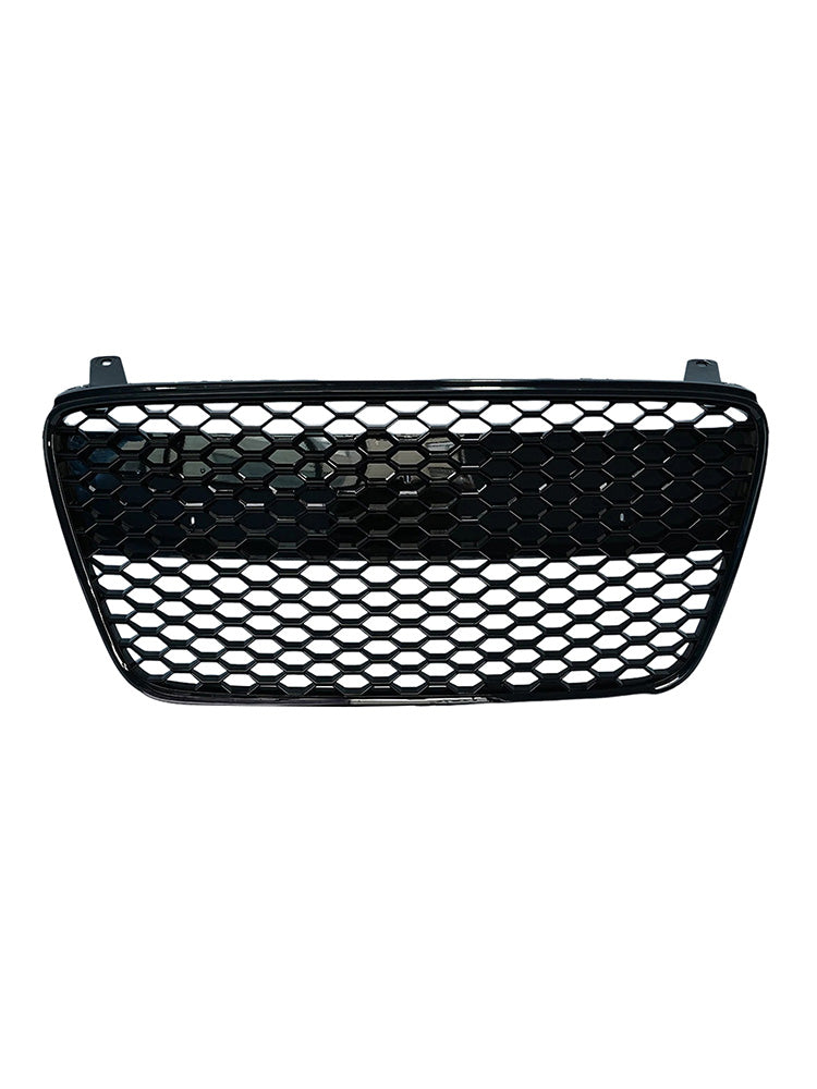 2011 For Audi R8 Front Henycomb Bumper Grille Grill Gloss Black