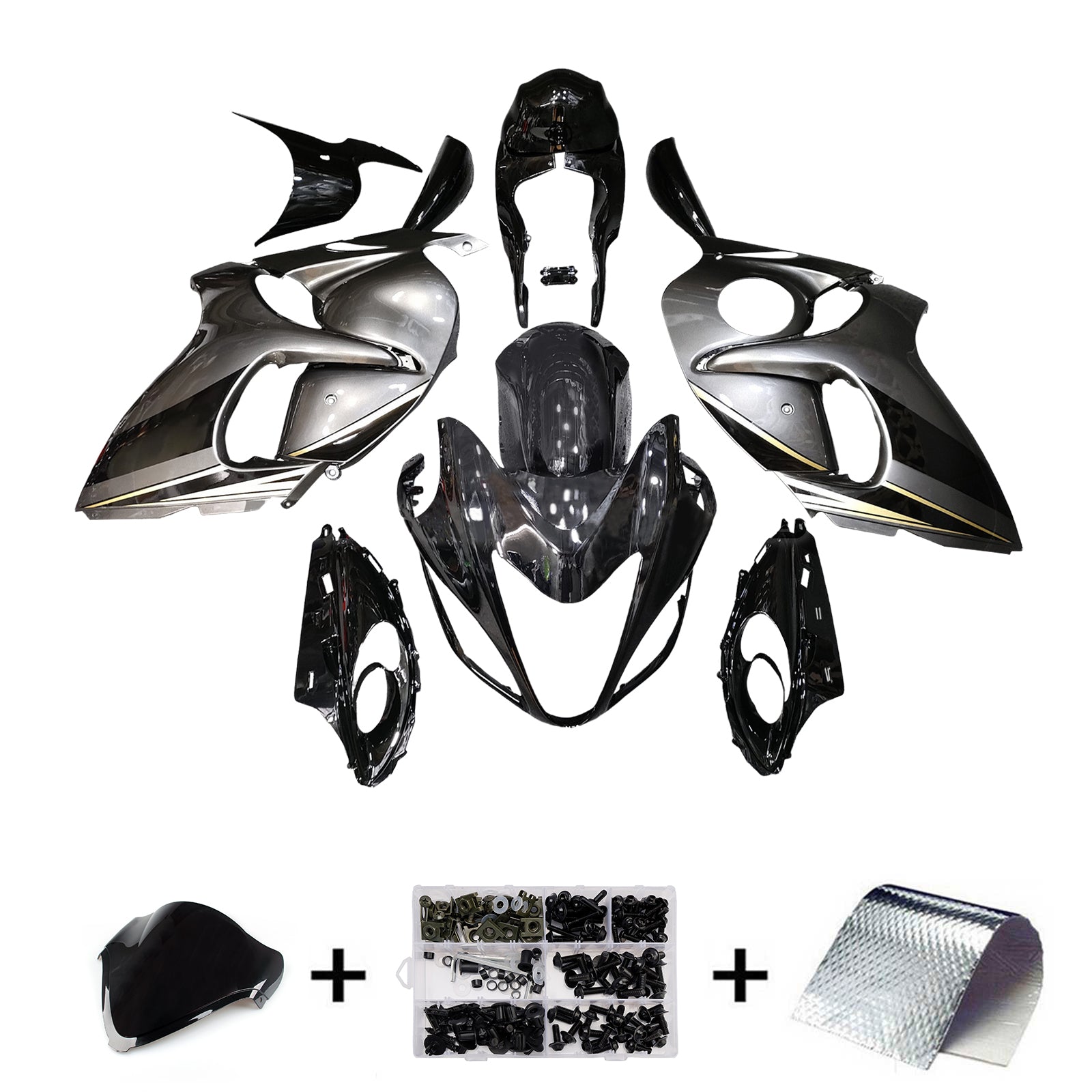 Injection Fairing Kit Bodywork Plastic ABS For Suzuki Hayabusa GSX1300R 2008-2020