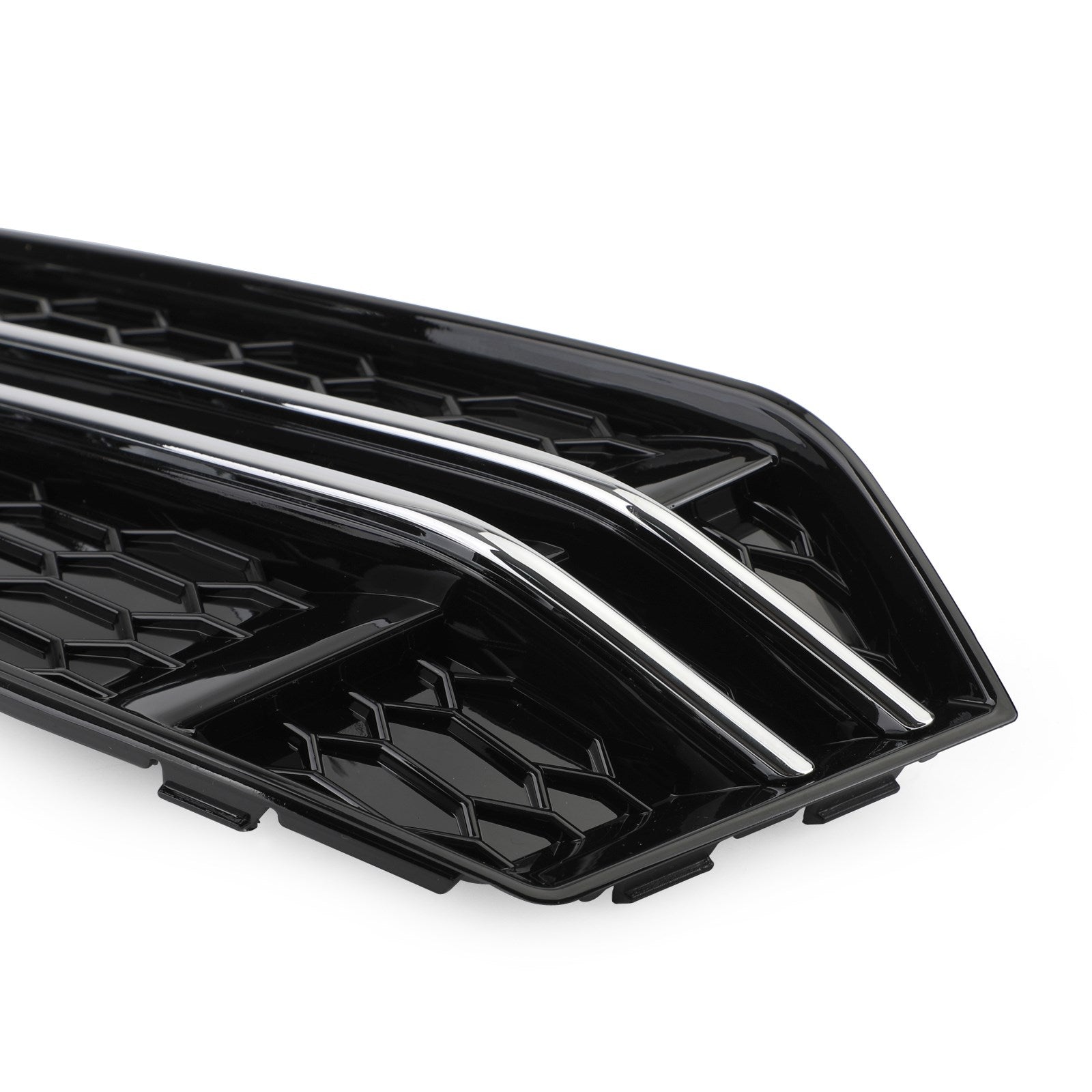 2016-2018 AUDI A4 B9 S-LINE Pair Front Fog Light Cover Bumper Grille