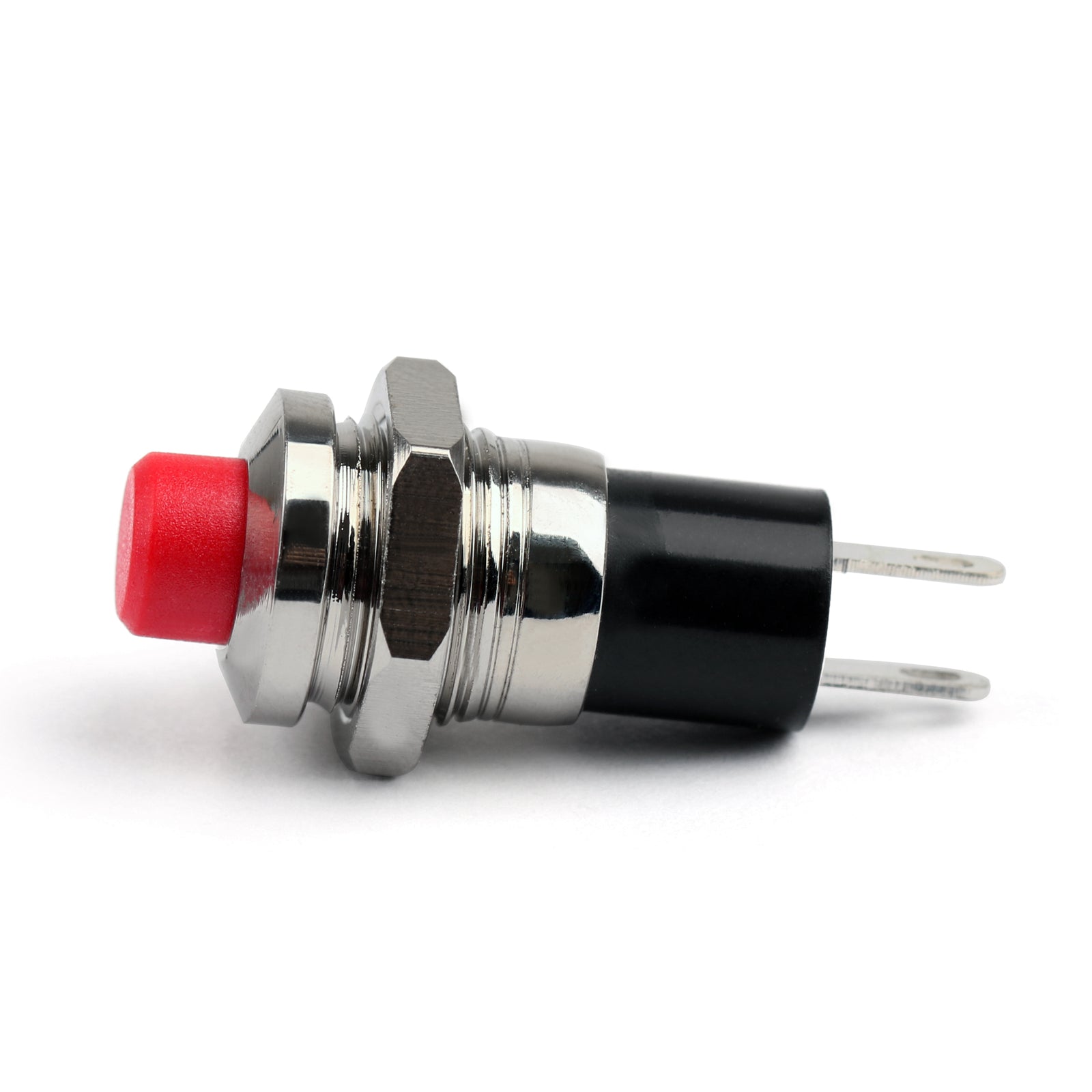 1Pcs New Mini Push Button SPST Momentary N/O OFF-ON Switch 10mm Red For Car, RED / 1PCS