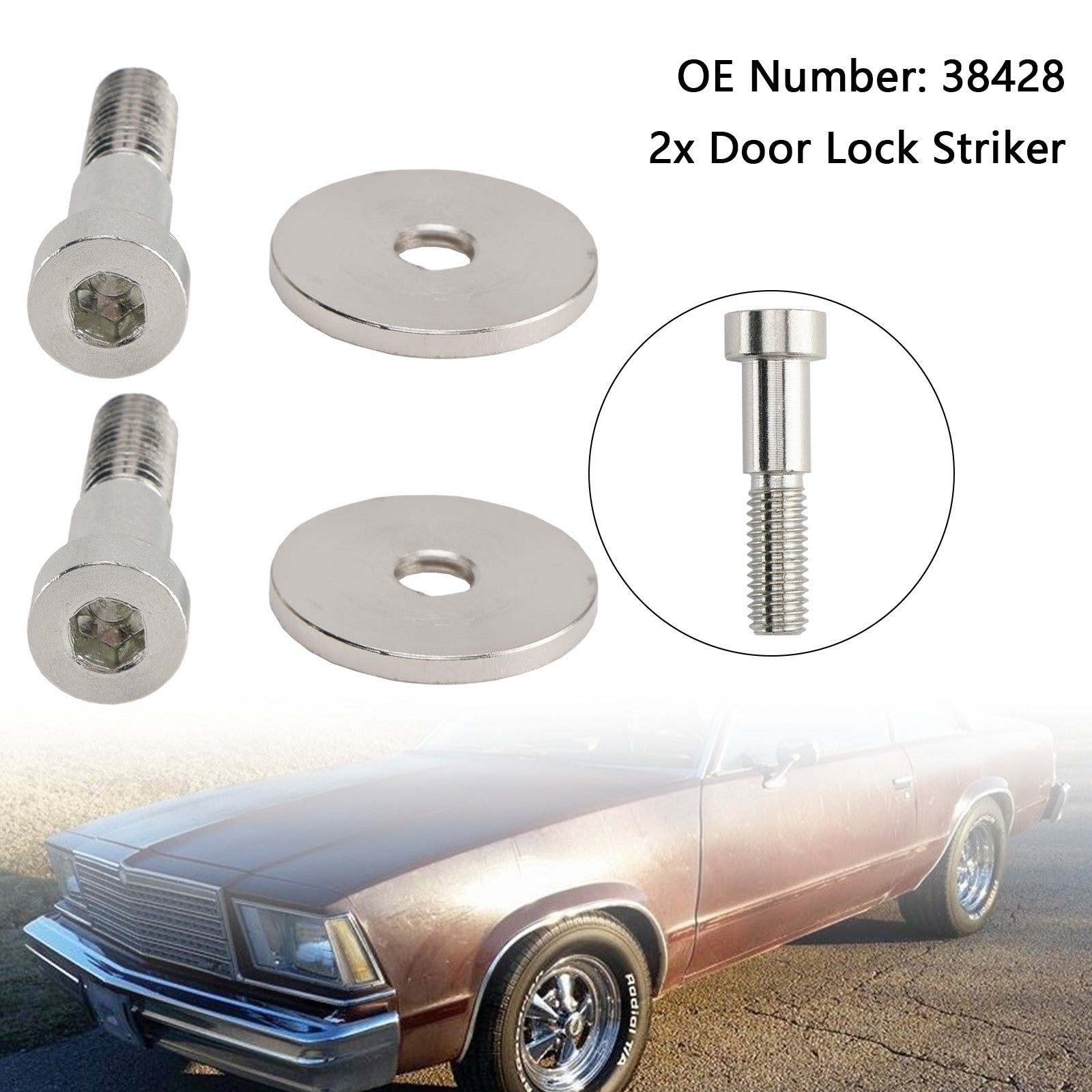 1971-1989 Pontiac 6000 Yukon Door Lock Striker 38428 38428,15013147