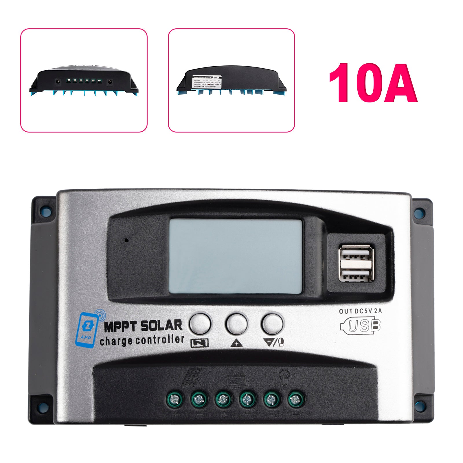 30A/40A MPPT High Energy Solar Controller APP to Remotely Manage DSP Controller