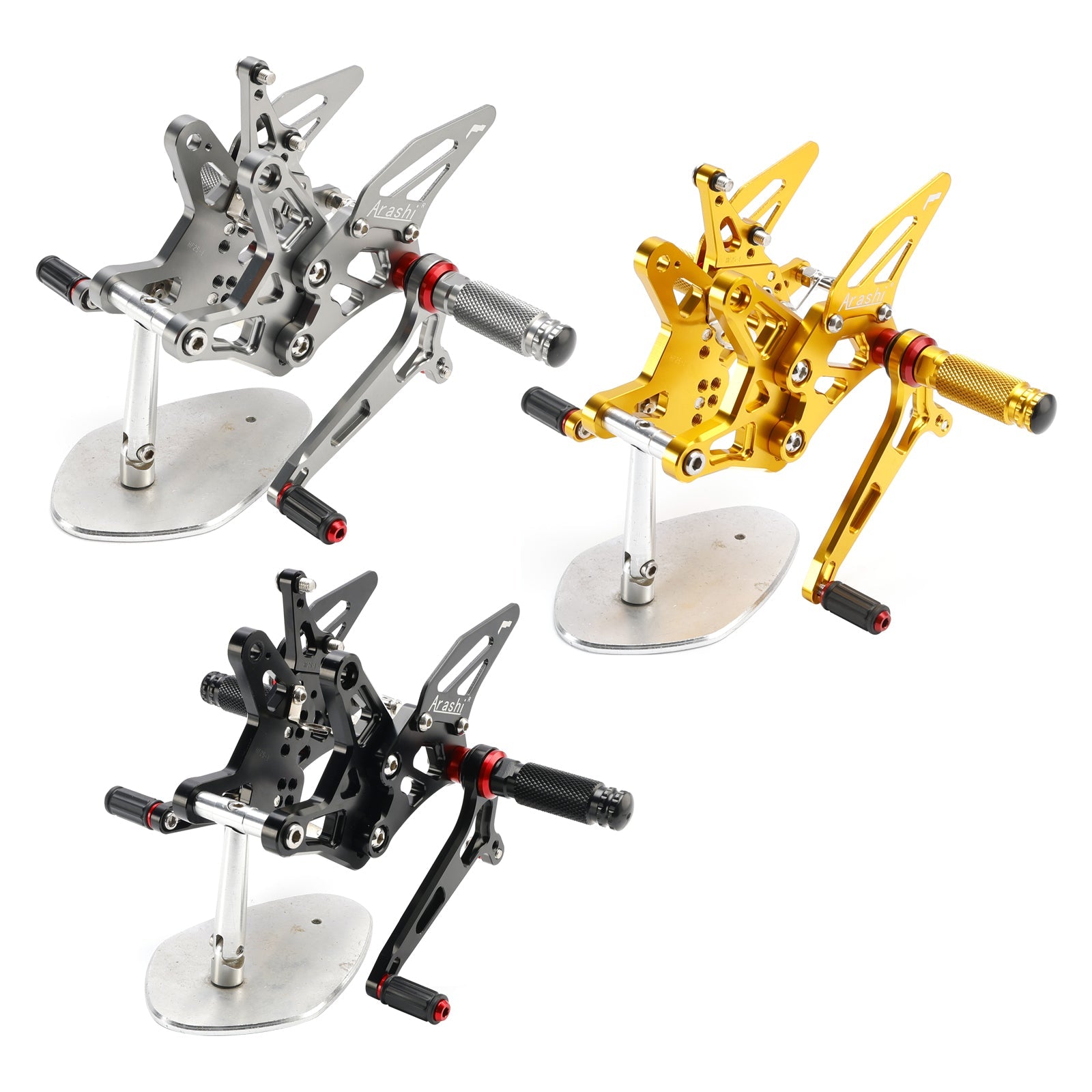 2021-2024 Kawasaki Ninja ZX6R ZX636 CNC Aluminum Rearsets Footpegs