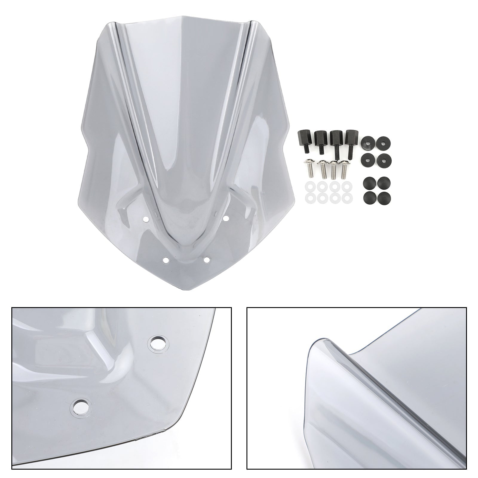 2015-2019 Yamaha MT125 ABS Plastic Motorcycle Windshield WindScreen Generic