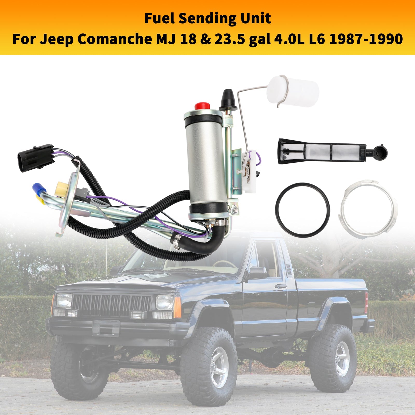 1987-1990 Jeep Comanche MJ Gas Tank Sending Unit w/ F.I. w/ the Fuel Pump