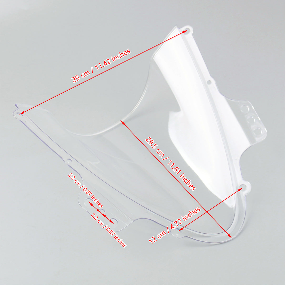 Windshield WindScreen Double Bubble For Suzuki GSXR 1000 2005-2006 K5 Clear