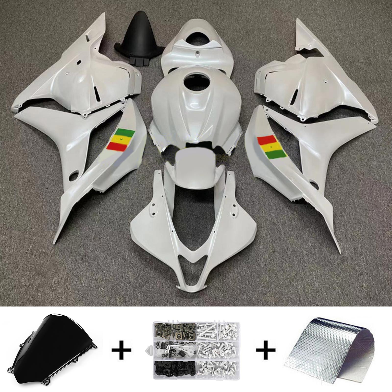 2007-2008 Honda CBR600RR F5 Fairing Kit Bodywork Plastic ABS