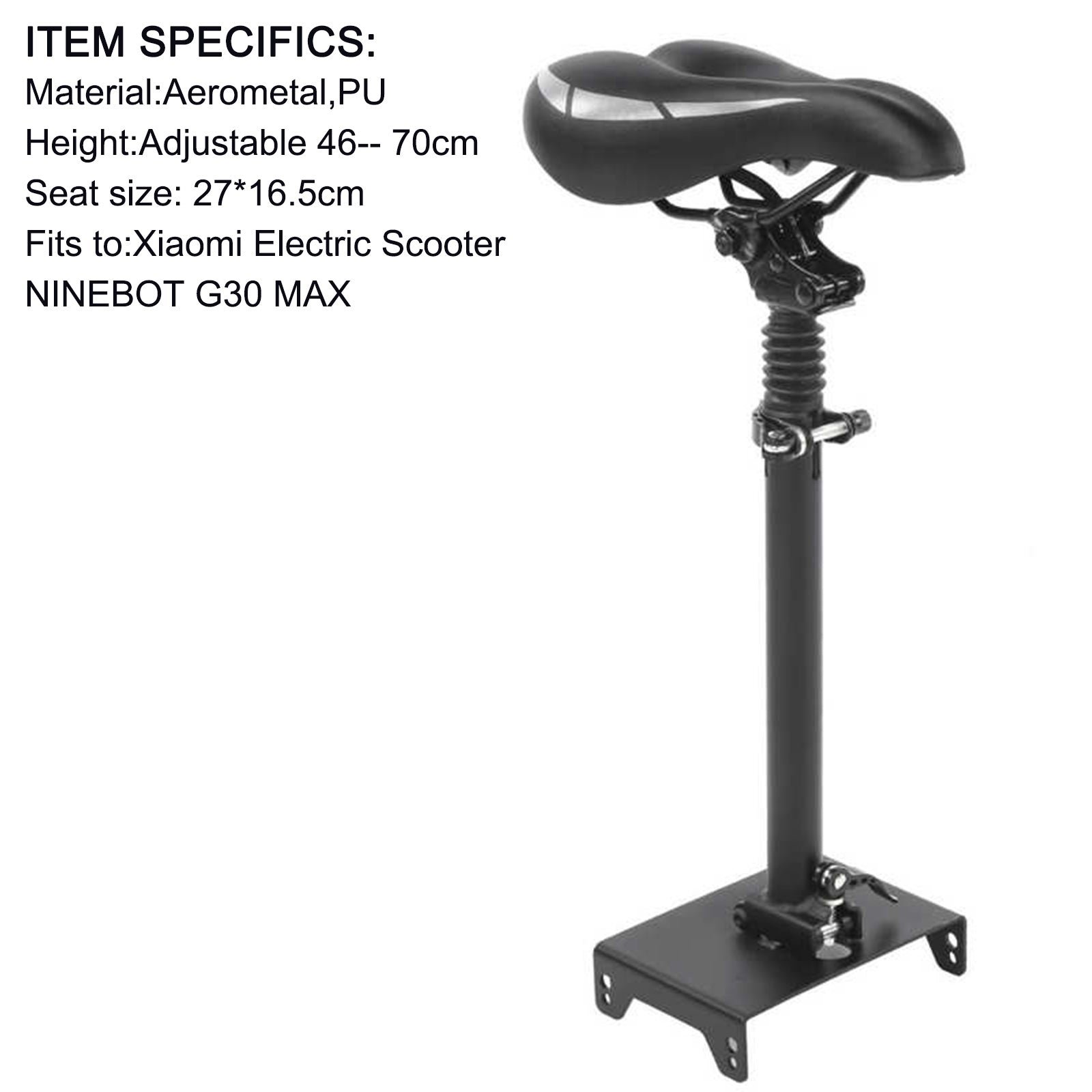 NINEBOT G30 MAX Foldable Electric Scooter Seat Adjustable Skateboard Saddle