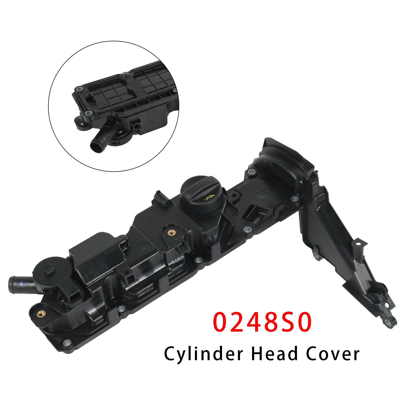 Cylinder Head Cover & Gasket 0248S0 For Citroen Peugeot Ford 1.6 HDI 8V