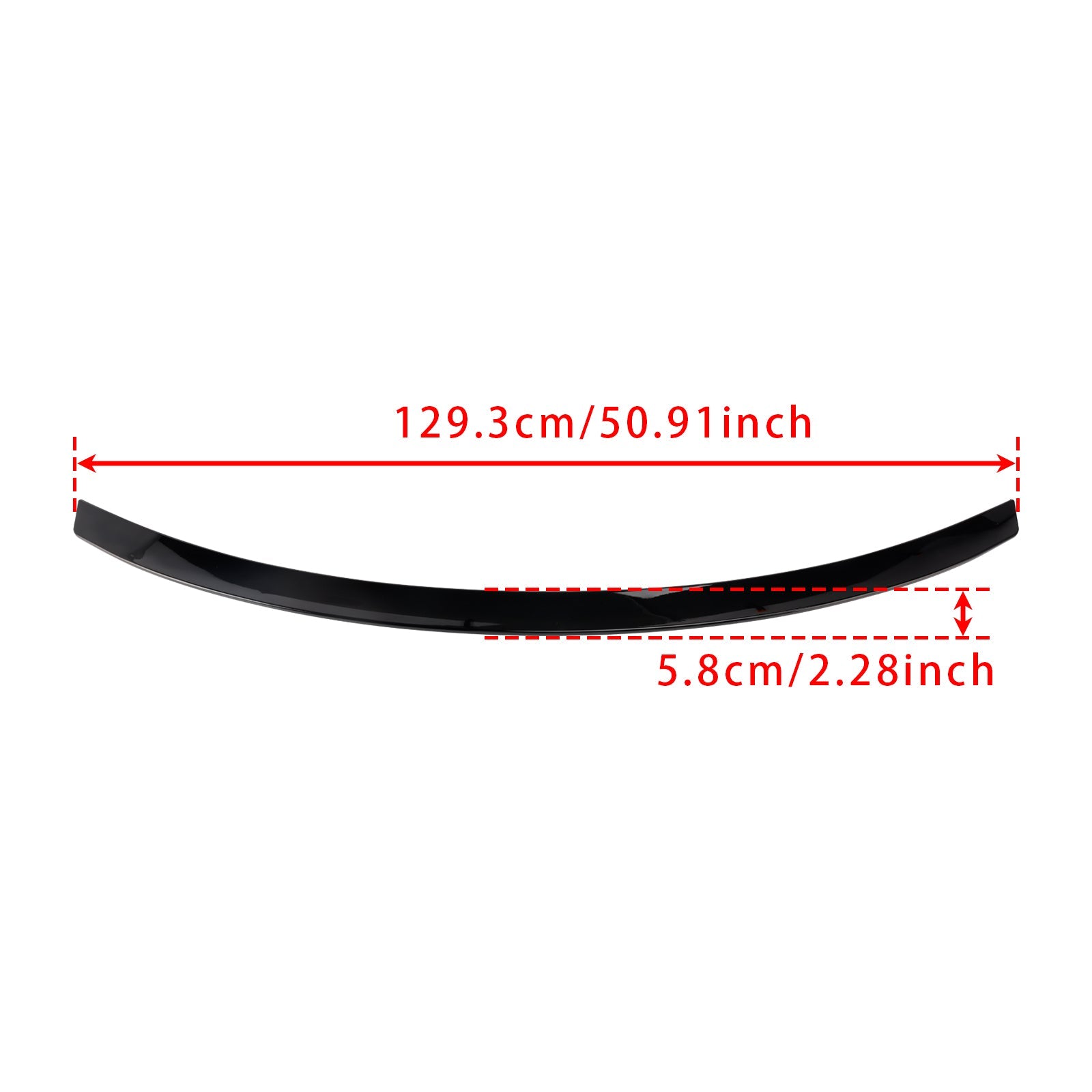 2021-2025 Mercedes-Benz S-Class W223 Gloss Black Rear Boot Spoiler