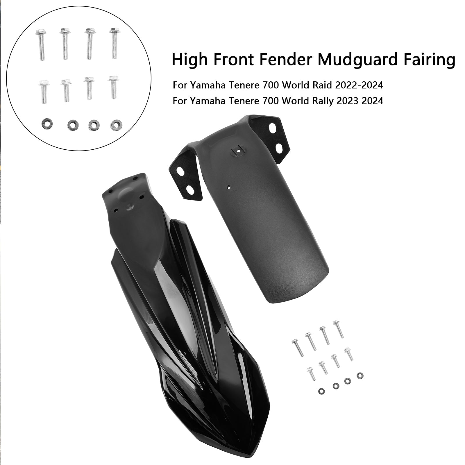 2020-2024 Yamaha Tenere 700 Rally High Front Fender Mudguard Fairing
