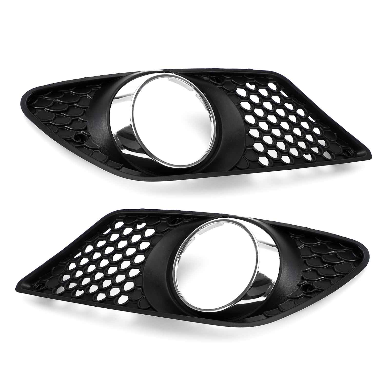 2008-2010 Mercedes Benz C-Class W204 Pair Front Bumper Fog Light Grill Set Generic