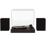 3-Speed Split Bluetooth Vinyl Record Player Retro Speaker Ornaments Living Room