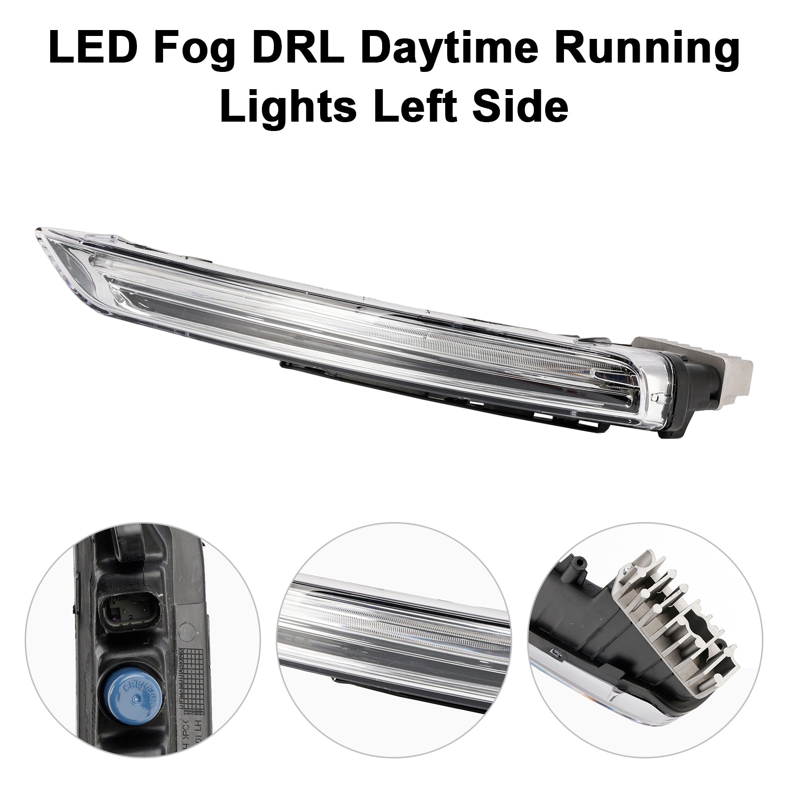 2015-2017 Porsche Cayenne 958 LED Fog DRL Daytime Running Lights Left Side