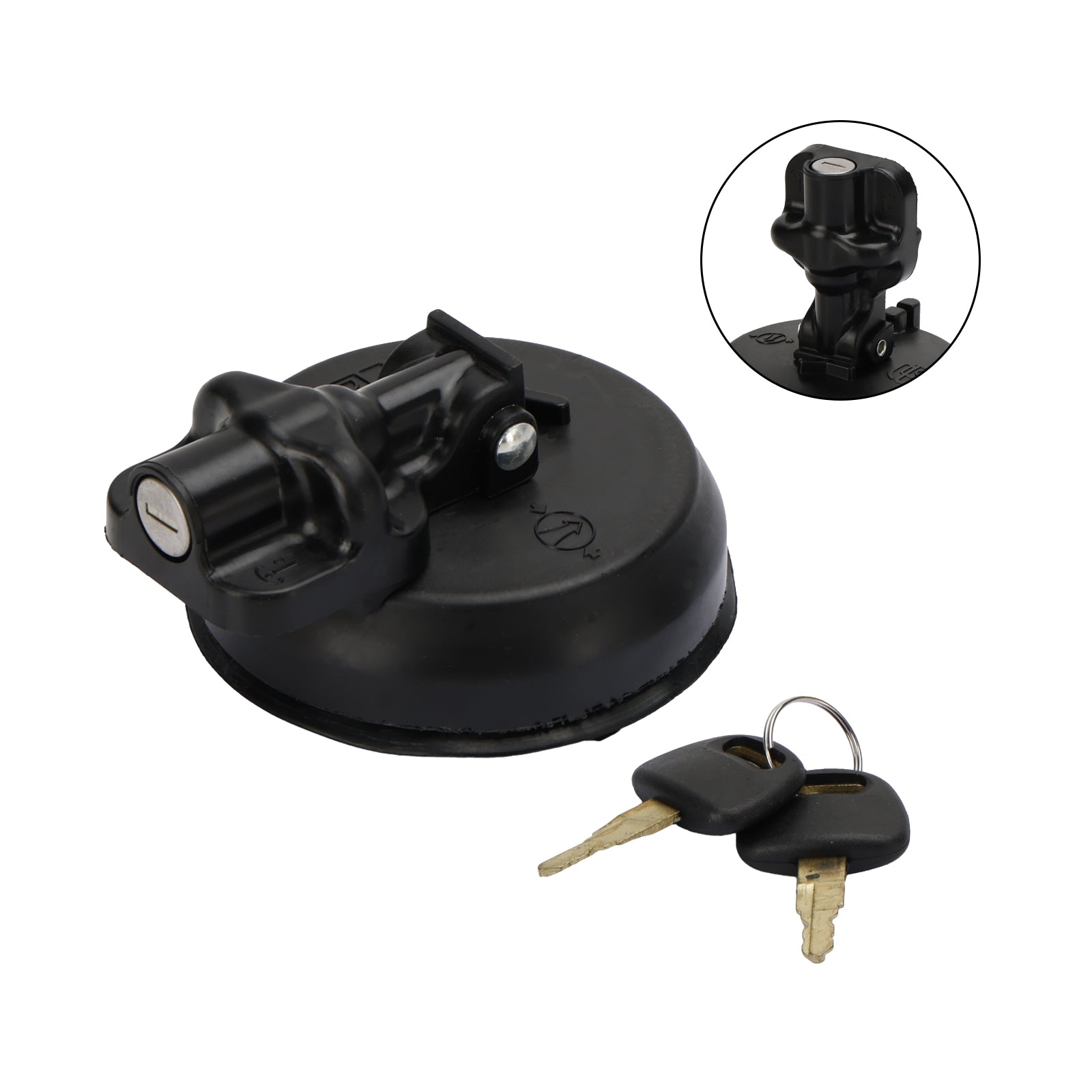 Fuel Tank Cap FYA00010024 Fits For Hitachi Excavator EX120 EX200 EX220 W/2 Keys