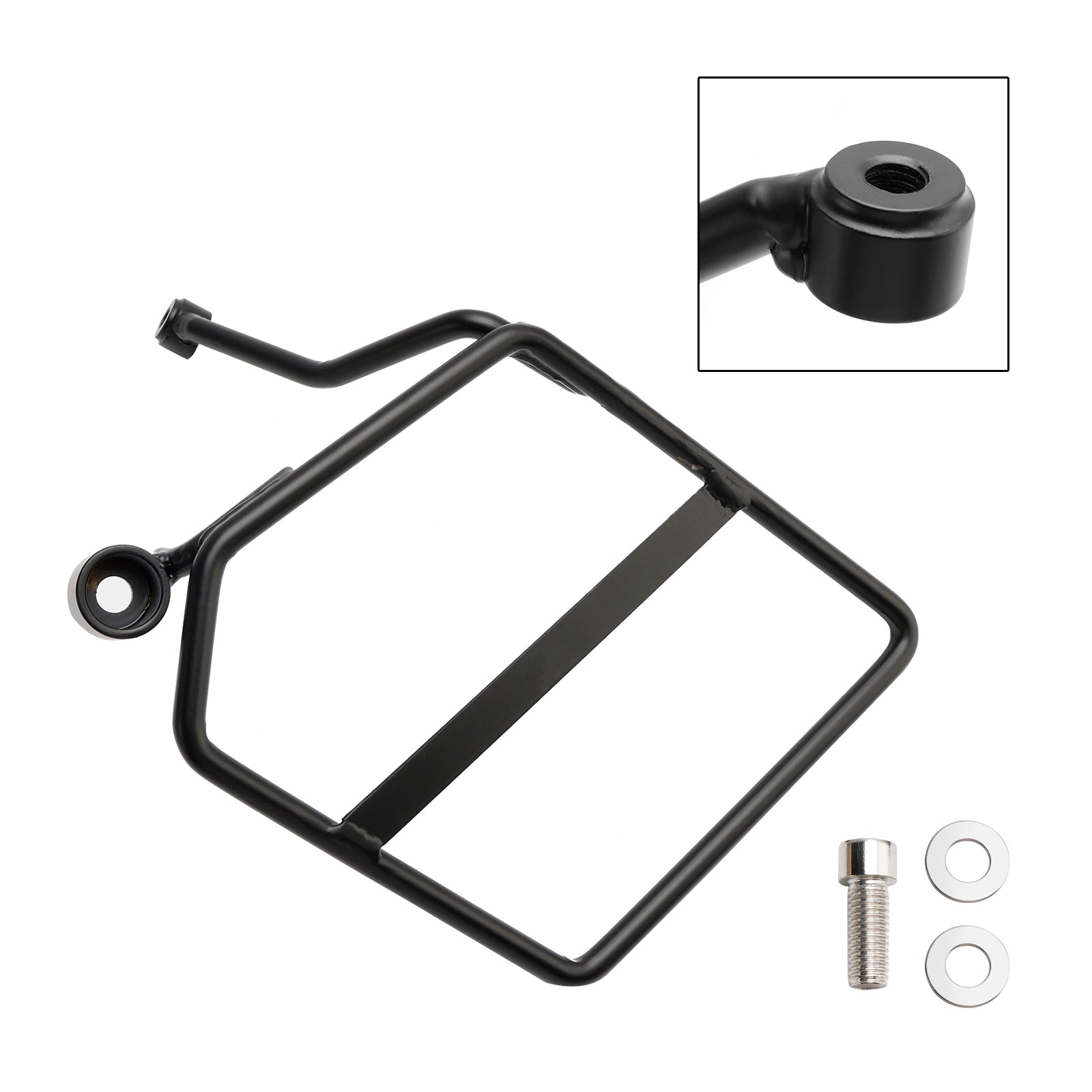2018-2024 Honda Monkey 125 Luggage Rack Side Saddle Bag Mount Bracket Left Black