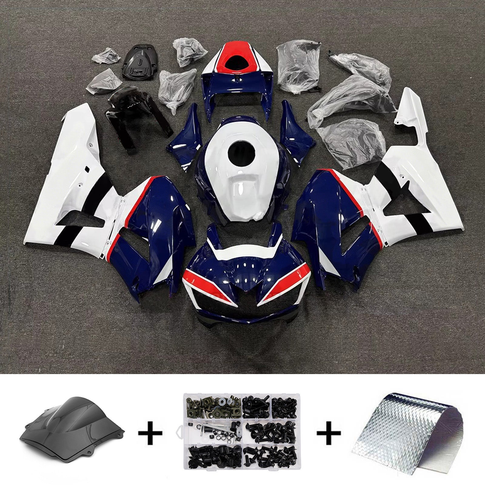Injection Fairing Kit Bodywork Plastic ABS For Honda CBR600RR 2013-2025 F5
