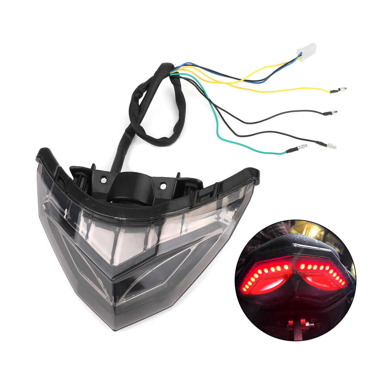 2013-2017 KAWASAKI Ninja 300 Rear Brake Turn Signals Taillight Generic