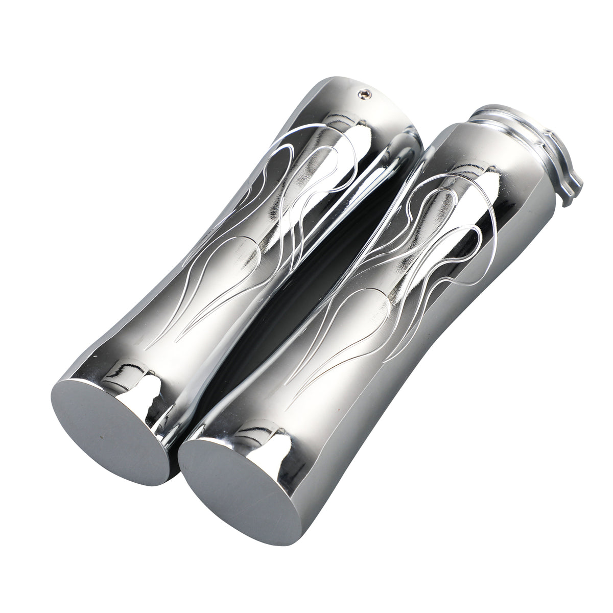 Chrome 1" Handlebar Grip Fit for Honda Shadow VLX 600 750 Spirit VTX 1300 1800