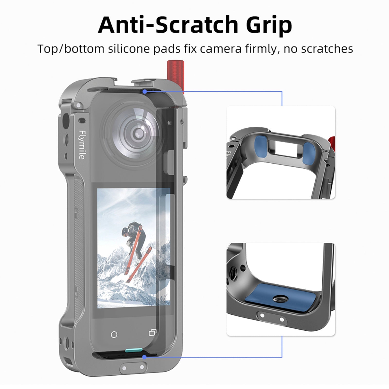 Camera Accessories Protective Frame Case With Lens Cover Kit For Insta360 X5