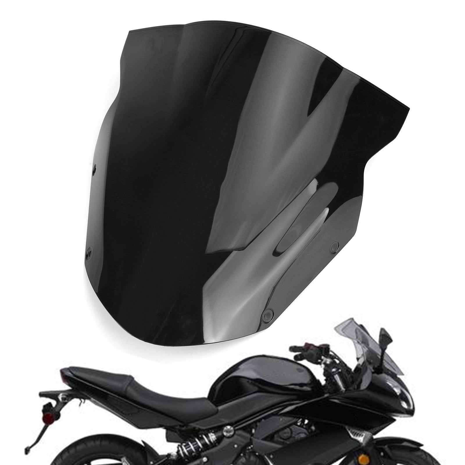 2009-2011 Kawasaki Ninja 650 ER6F Windshield Windscreen Wind Protector Generic