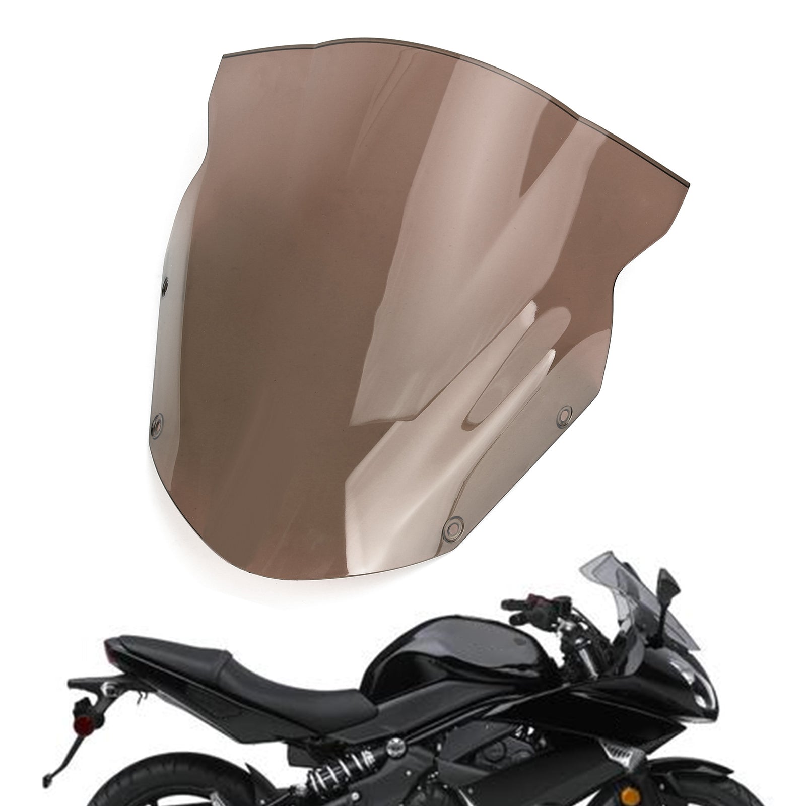 2009-2011 Kawasaki Ninja 650 ER6F Windshield Windscreen Wind Protector Generic