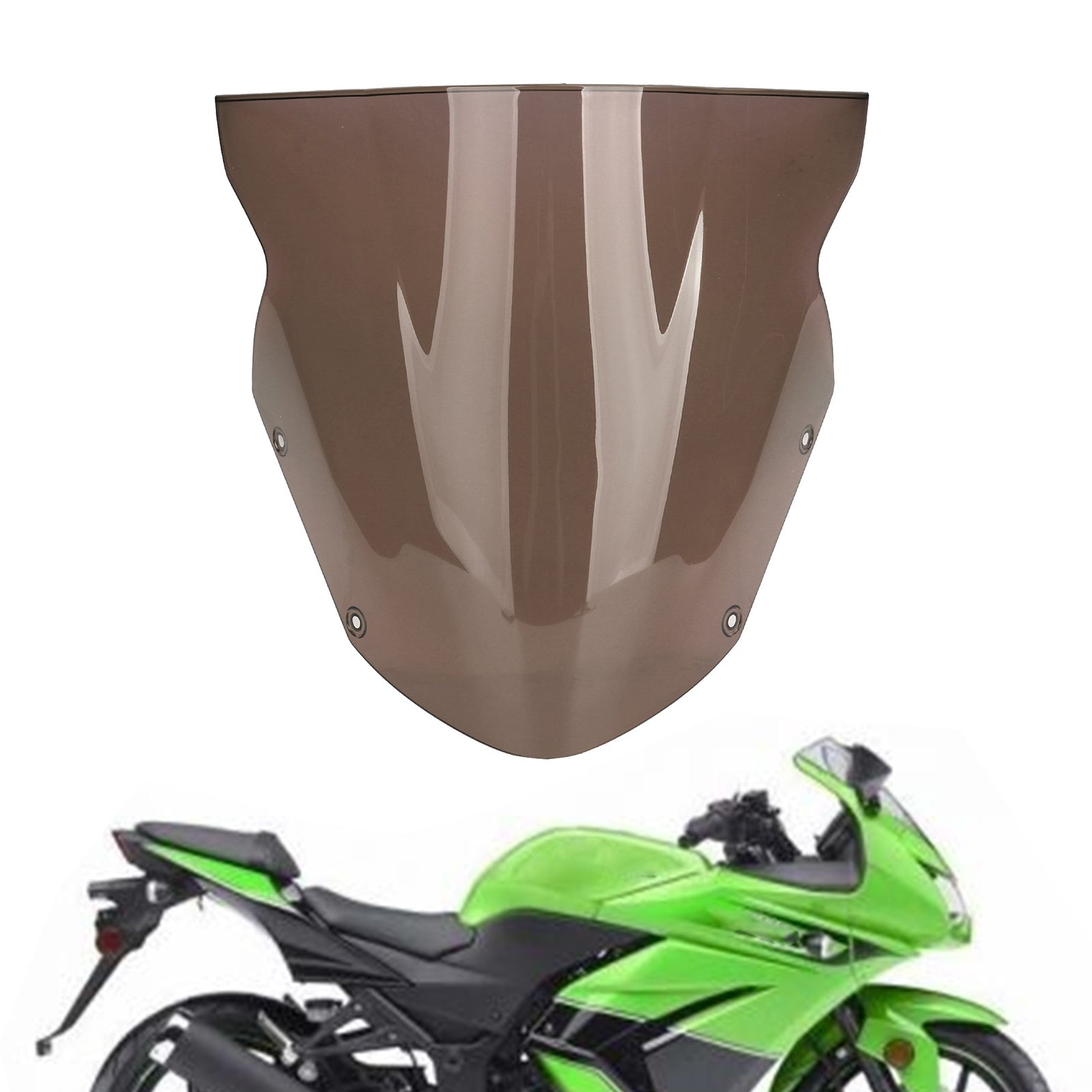 2009-2011 Kawasaki Ninja 650 ER6F Windshield Windscreen Wind Protector Generic
