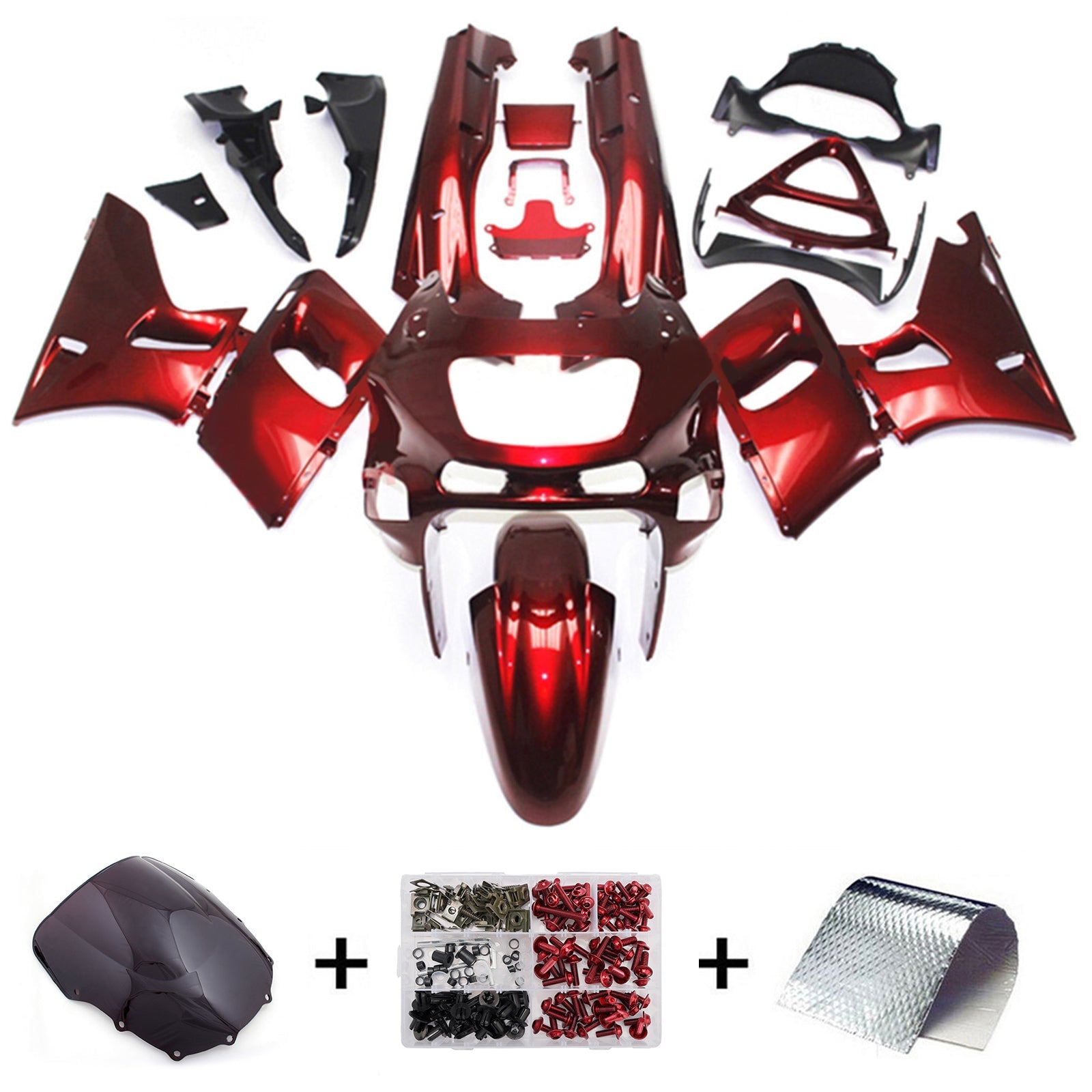 Injection Fairing Kit Bodywork Plastic ABS fit For Kawasaki ZZR400 1993-2007 ZZR600 1998-2003