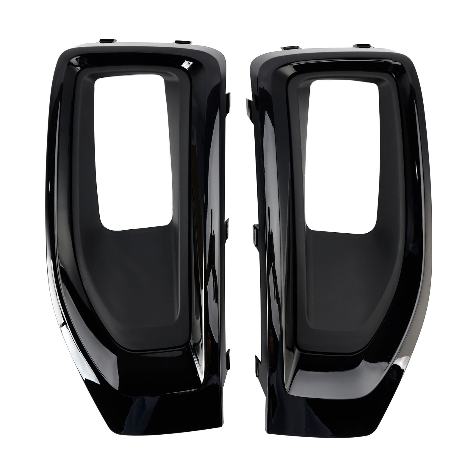2015-2018 Yukon XL (submodel: Denali, SLE, SLT) Fog Light Lamp Cover Gloss Black Trim Pair 22936426