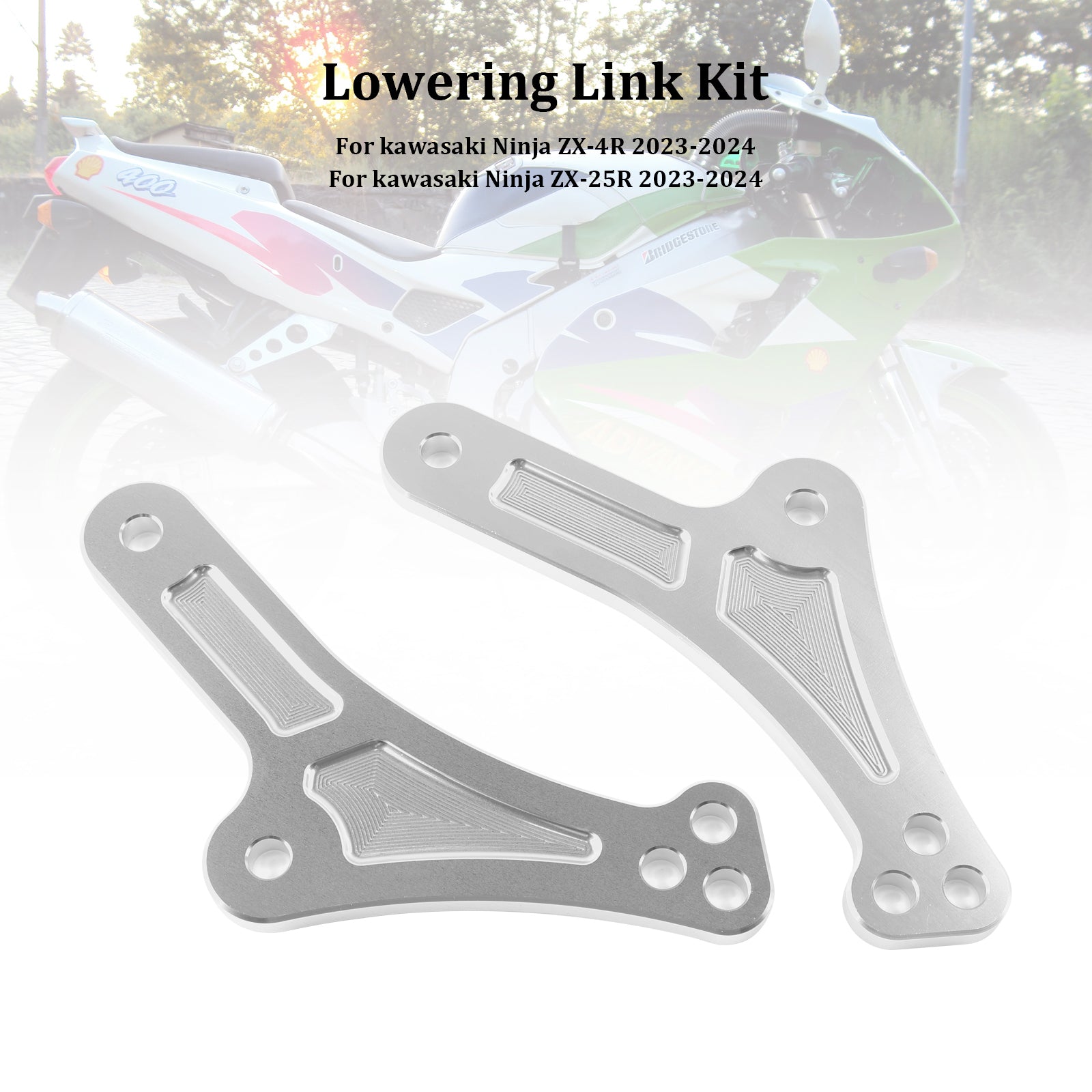 2023-2024 kawasaki ZX-25R ZX-4R Adjustable Lower Suspension Links