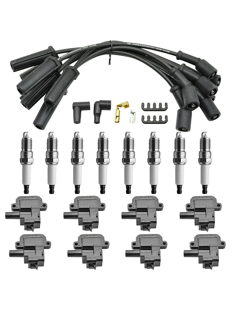 2004-2005 Cadillac CTS V V8 5.7L 8X lgnition Coil +Spark Plug +Wire D580 UF192