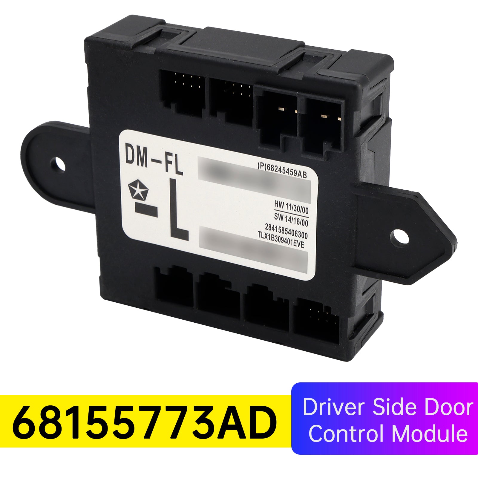 2013-2018 Dodge Ram 2500 3500 Driver Side Door Control Module 68155773AD