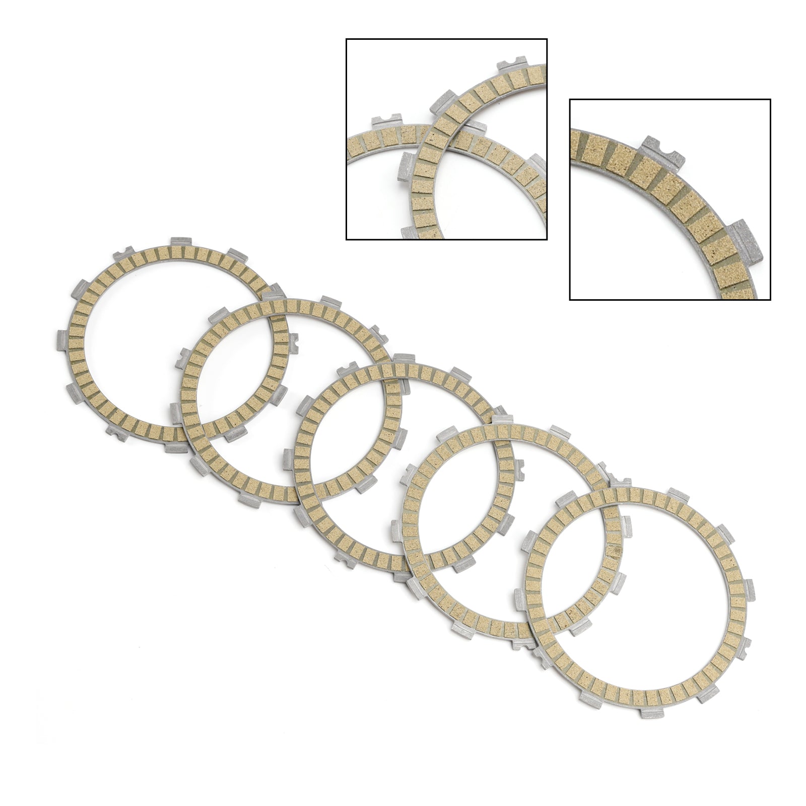 Clutch Friction Plate Kit for Kawasaki EX250 Ninja 250 2008-2012 13088-0038