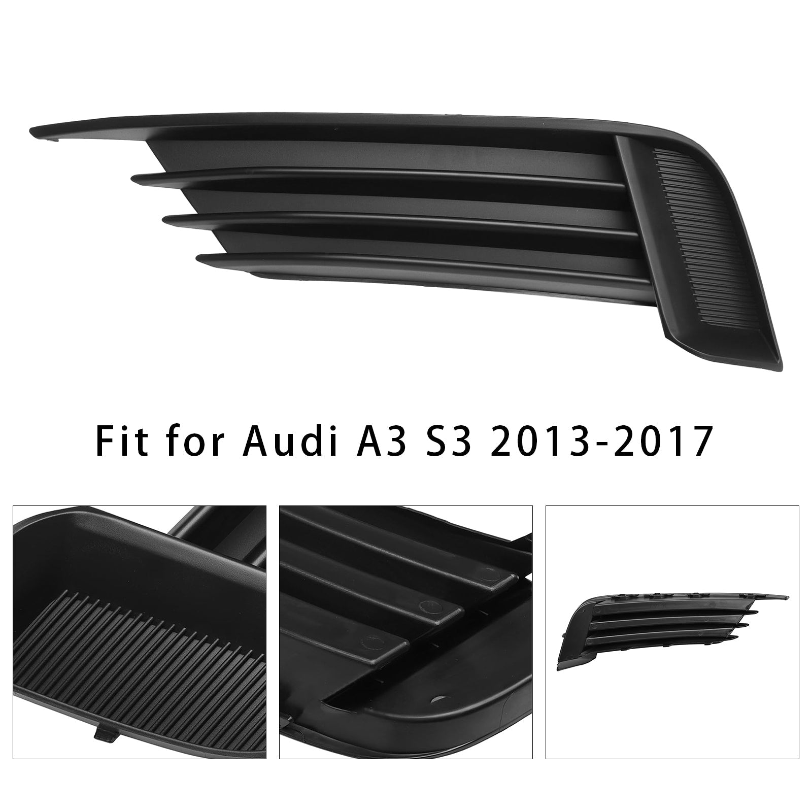 2013-2017 Audi A3 S3 Fog Light Grille Left Side 8V5807681